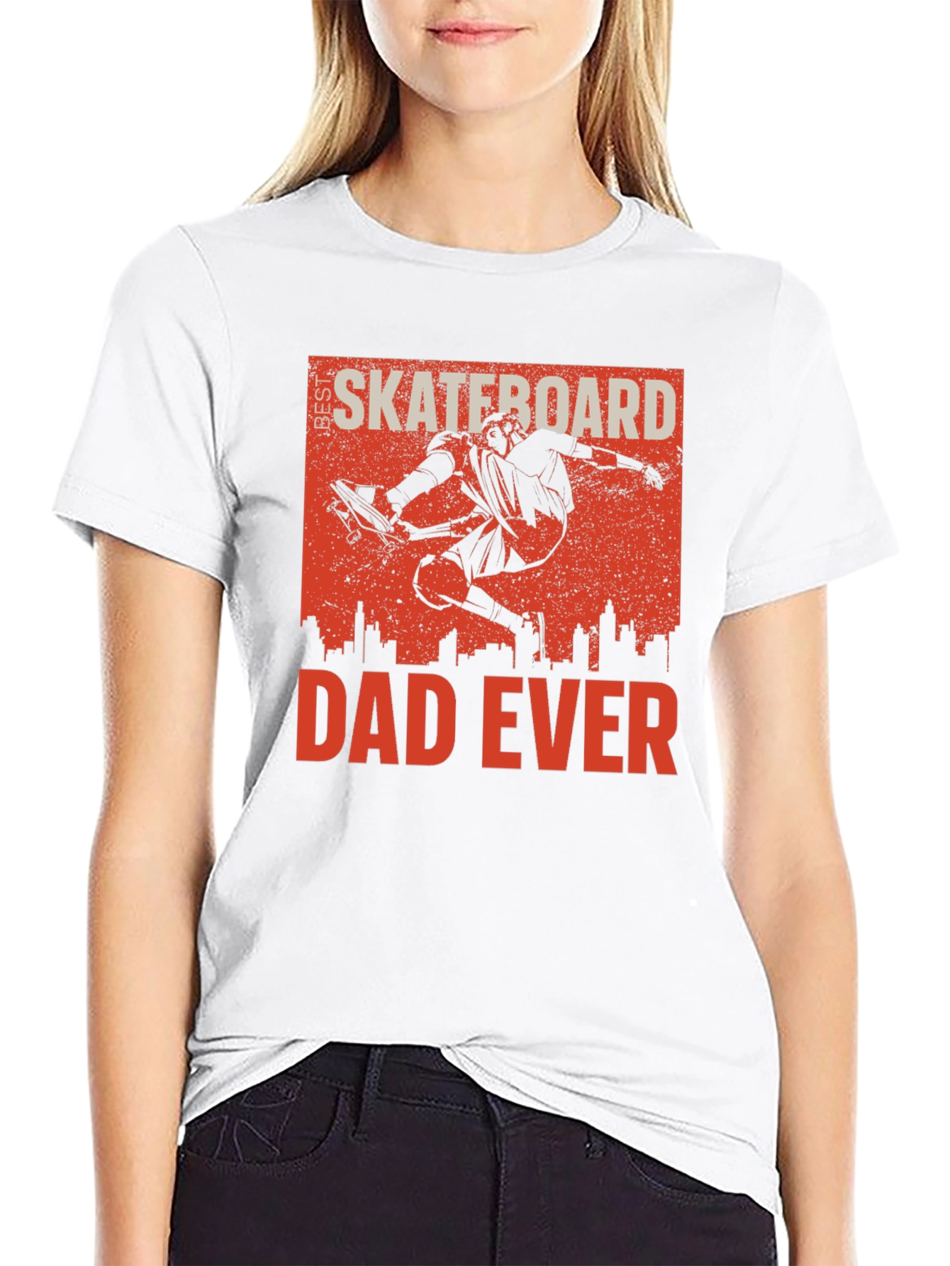 Best Skateboard Dad Ever Graphic T-Shirt