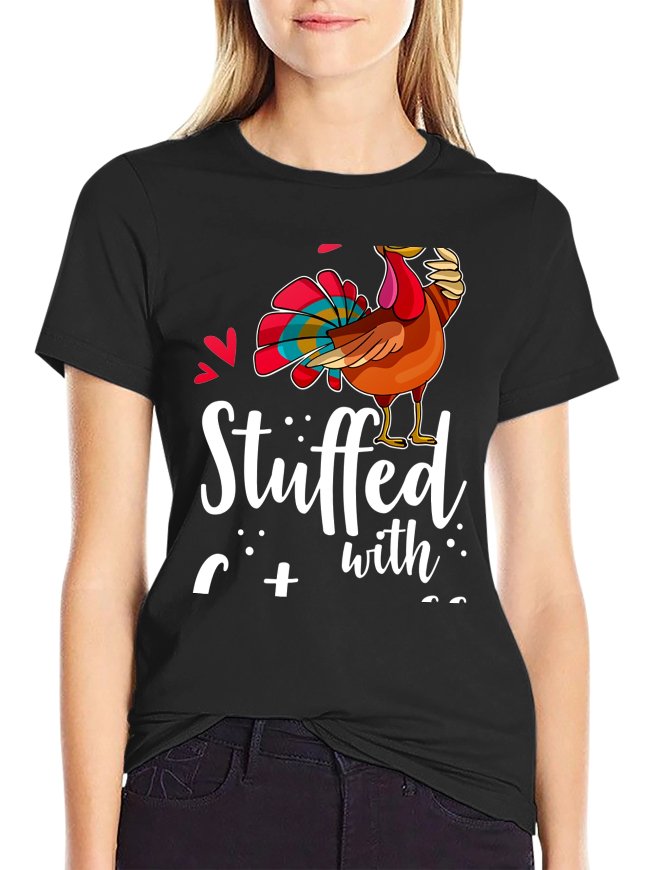 Stuffed With Gratitude T-Shirt - Thanksgiving Apparel