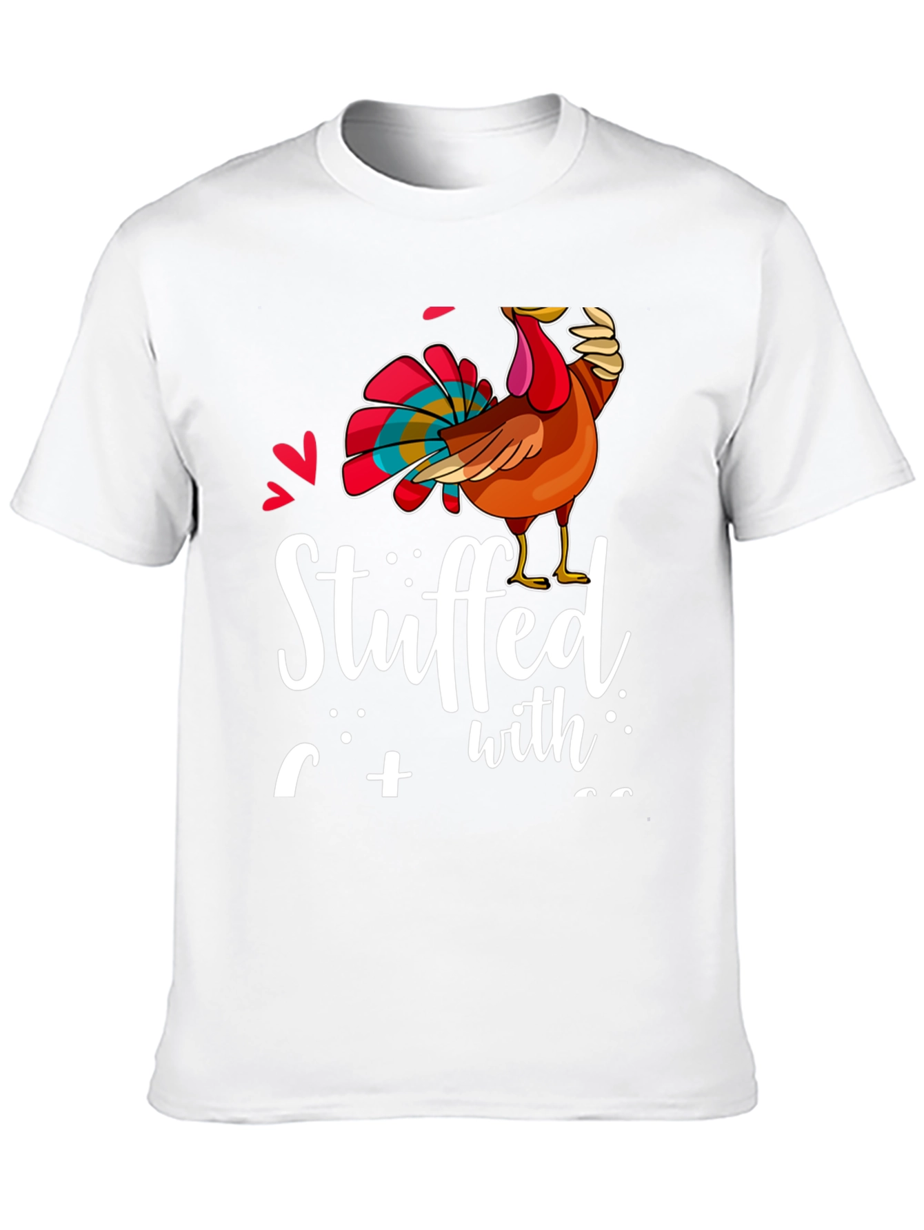 Stuffed With Gratitude T-Shirt - Thanksgiving Apparel