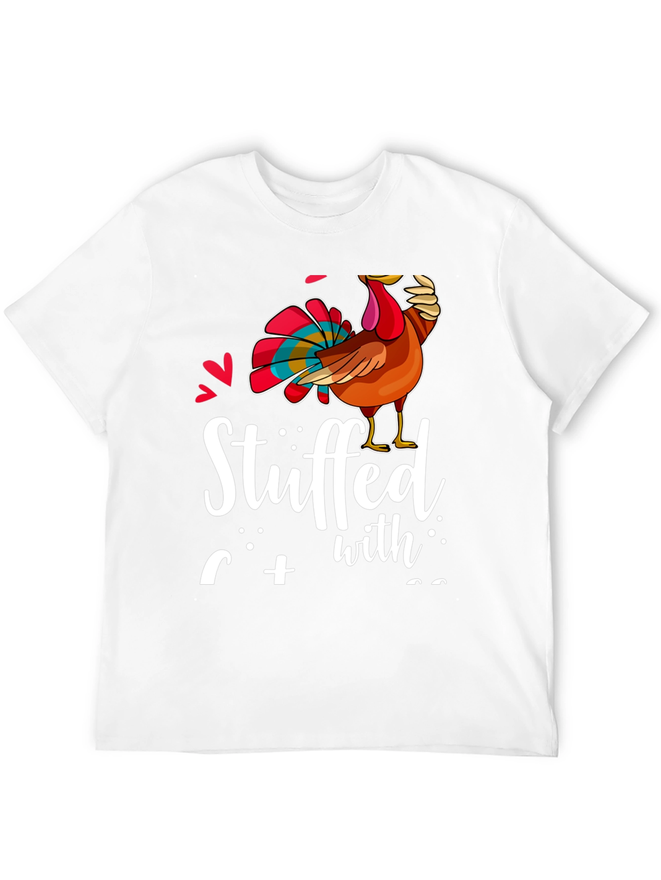 Stuffed With Gratitude T-Shirt - Thanksgiving Apparel