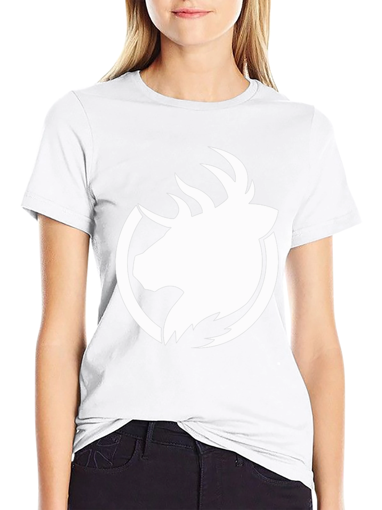 Elk Head Graphic Black T-Shirt