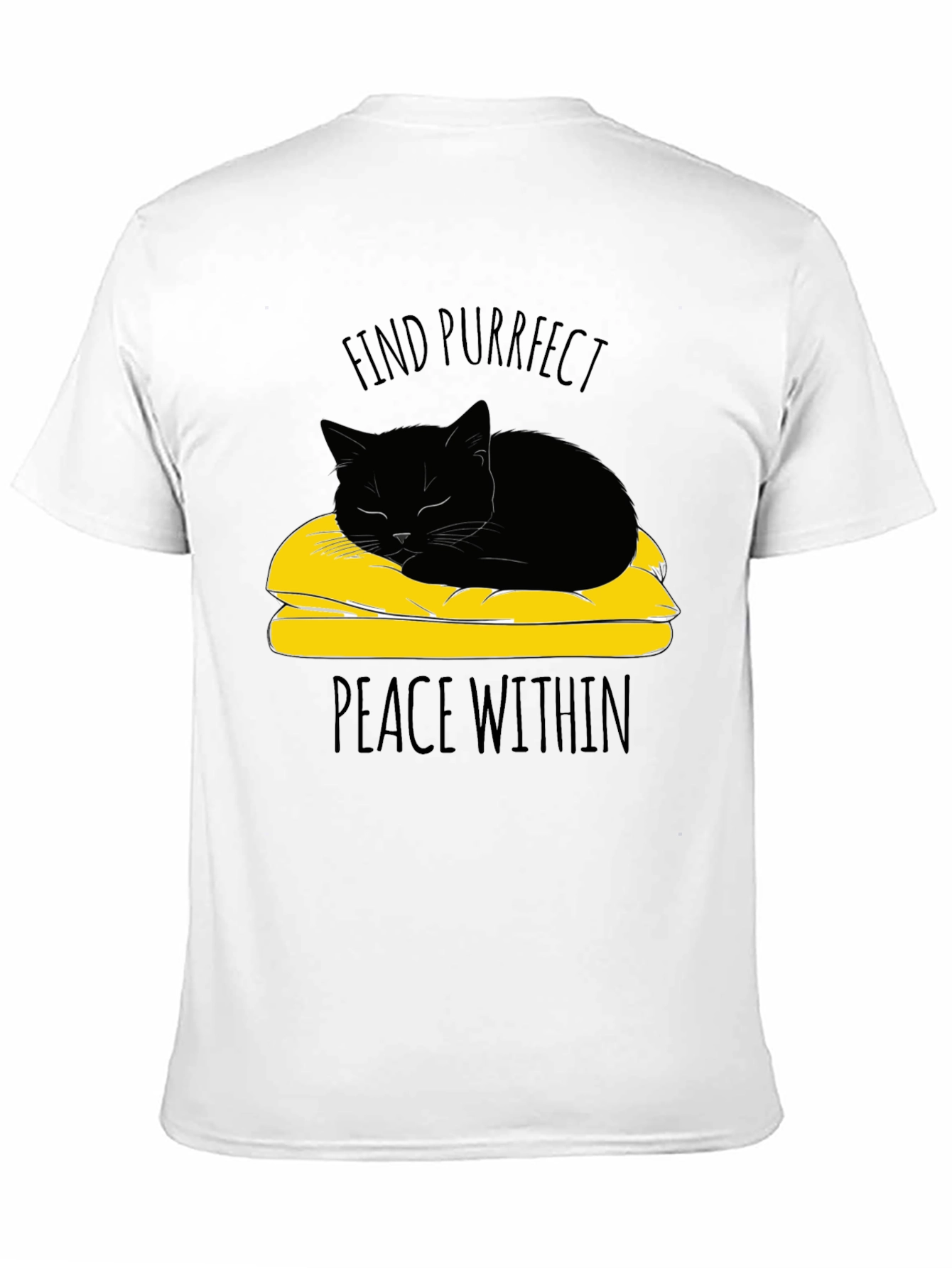 Purrfect Peace Cat T-Shirt