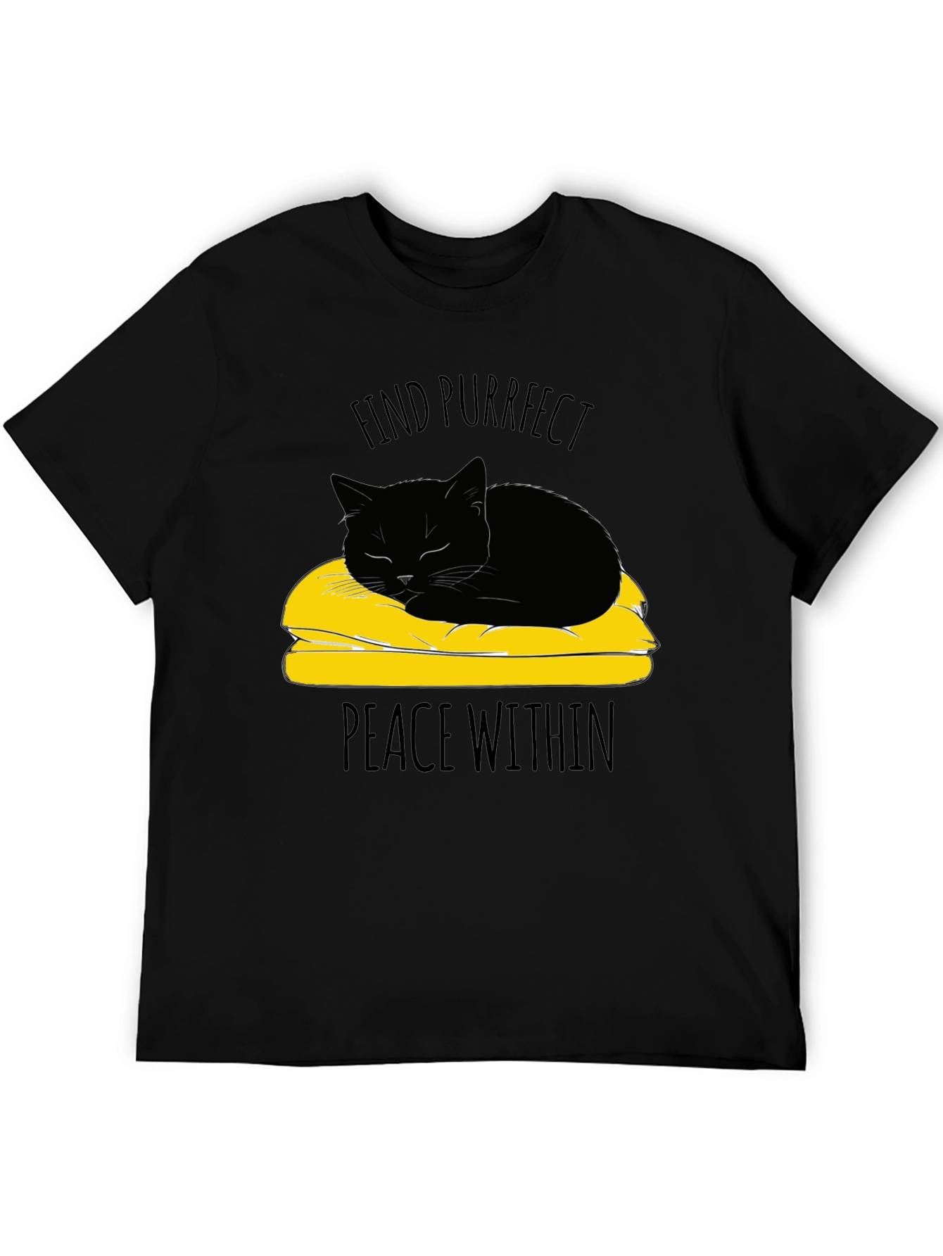 Purrfect Peace Cat T-Shirt