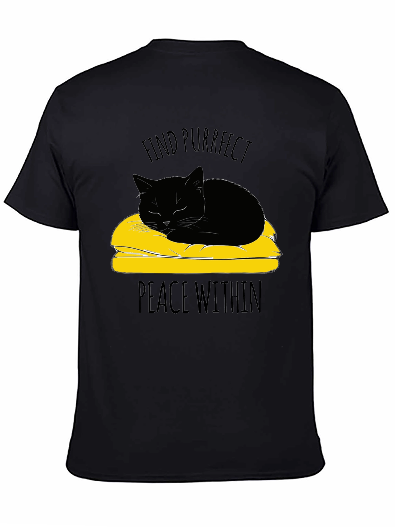 Purrfect Peace Cat T-Shirt