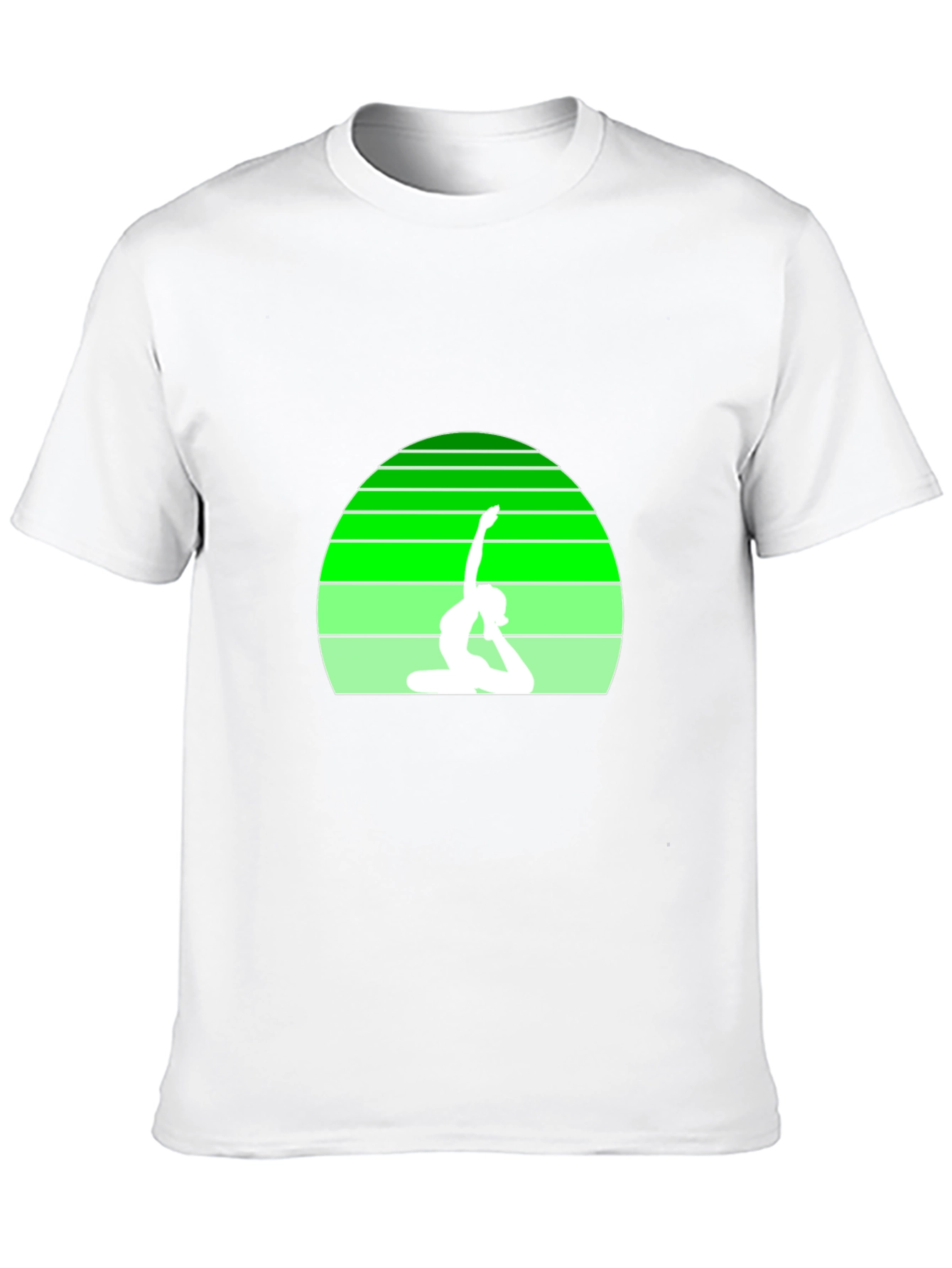 Yoga Pose Graphic Black Tee
