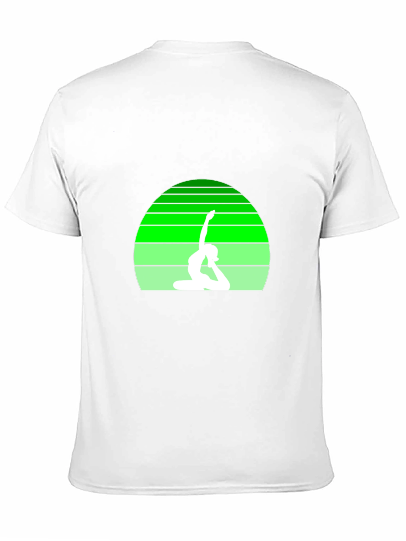 Yoga Pose Graphic Black Tee