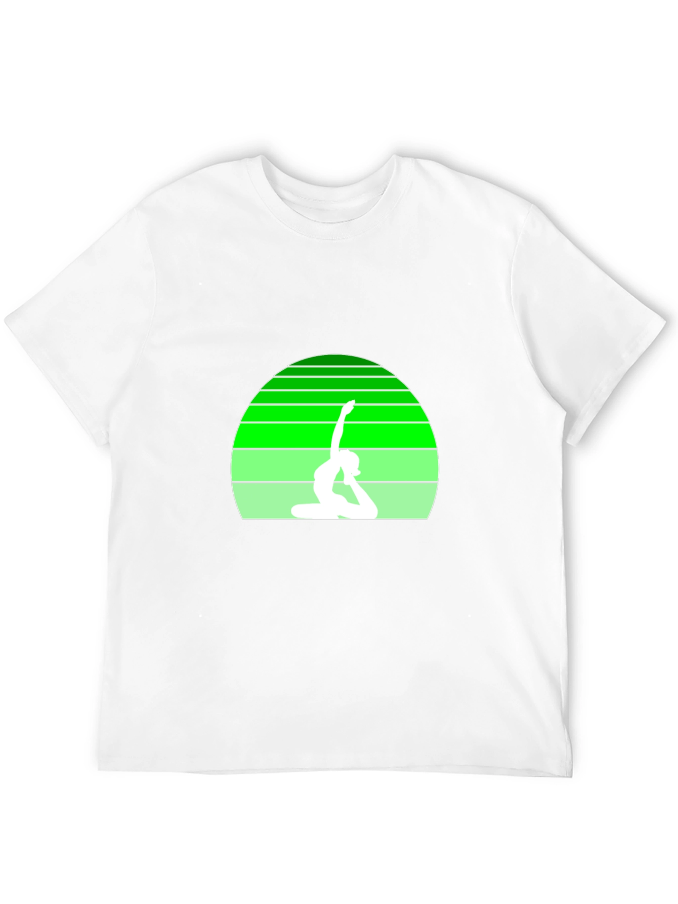 Yoga Pose Graphic Black Tee