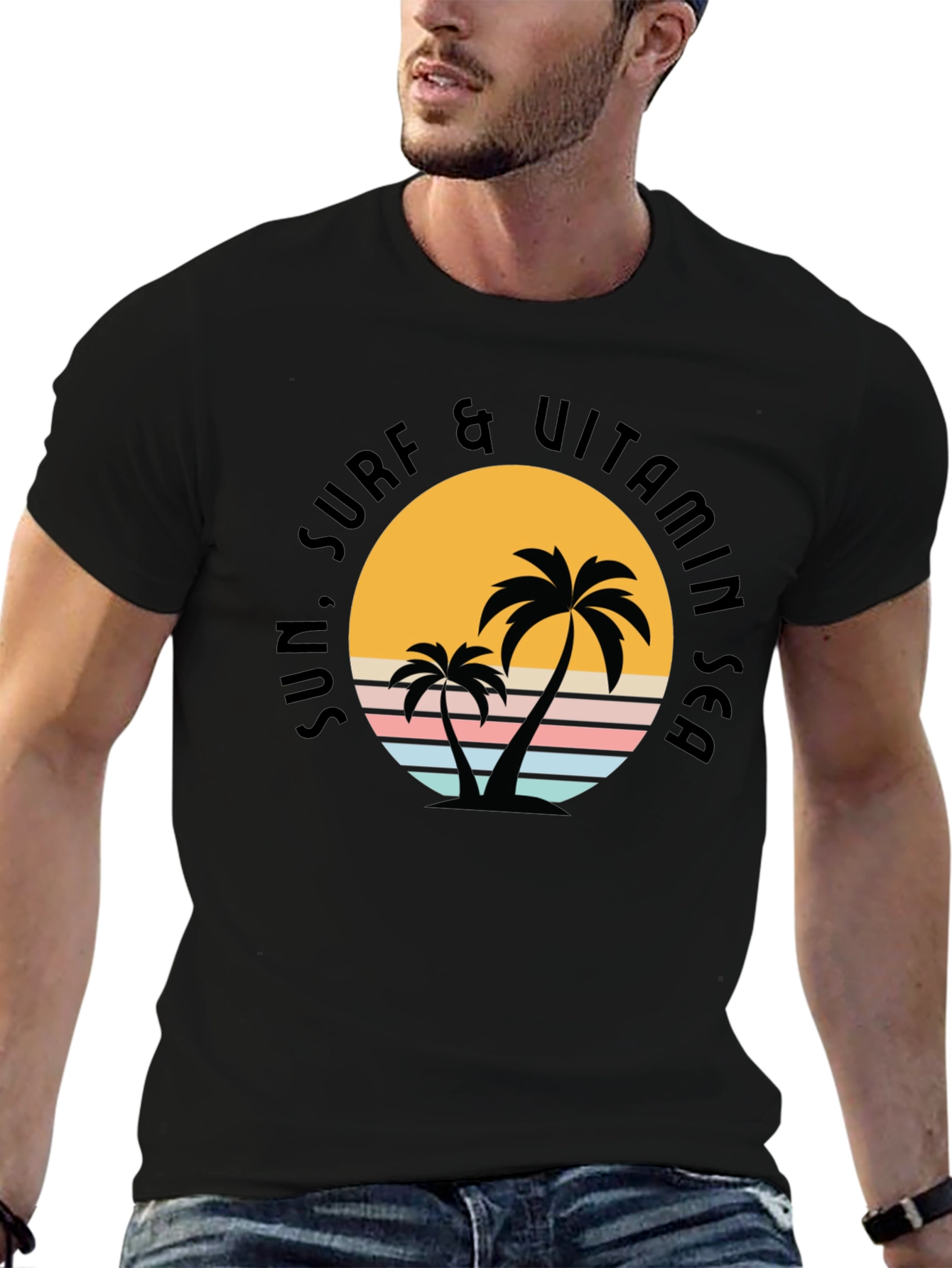 Sun Surf & Vitamin Sea Graphic Tee