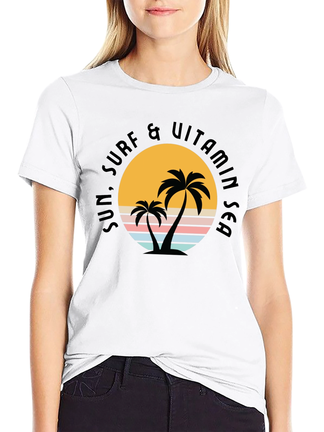 Sun Surf & Vitamin Sea Graphic Tee