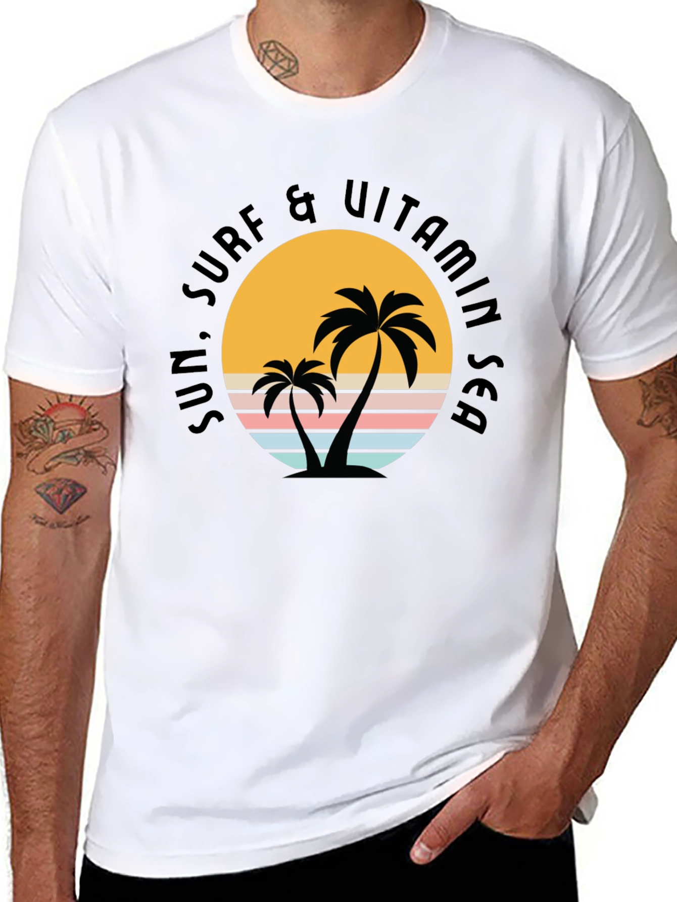Sun Surf & Vitamin Sea Graphic Tee