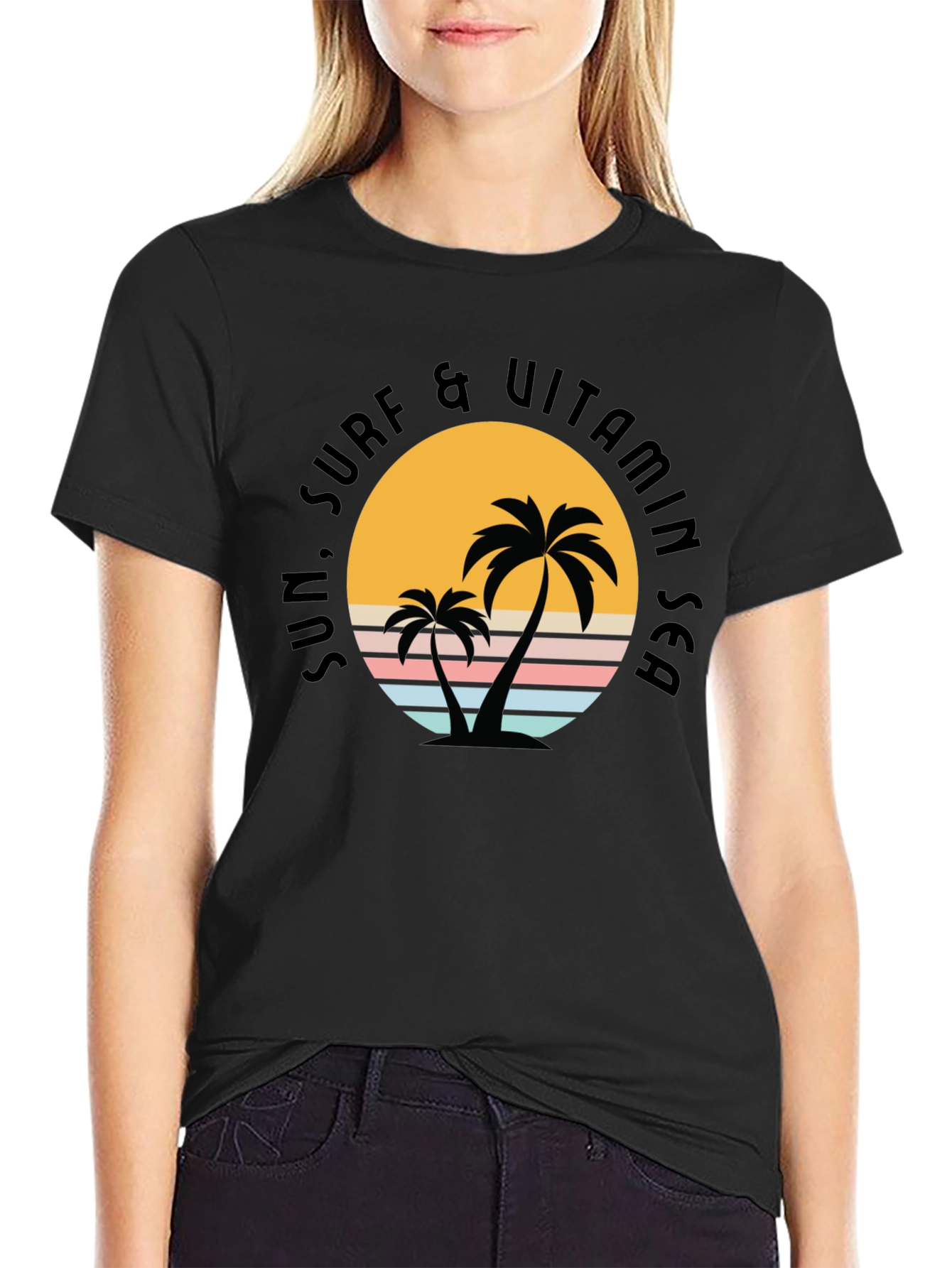 Sun Surf & Vitamin Sea Graphic Tee