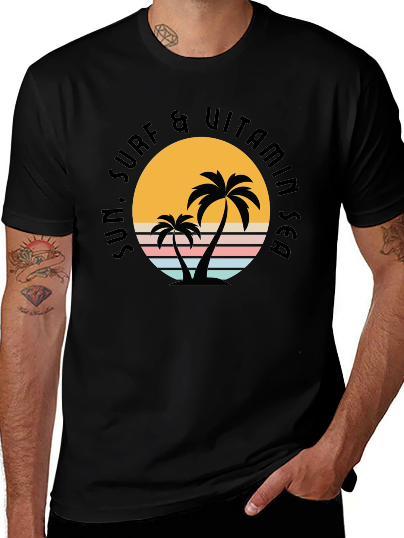 Sun Surf & Vitamin Sea Graphic Tee