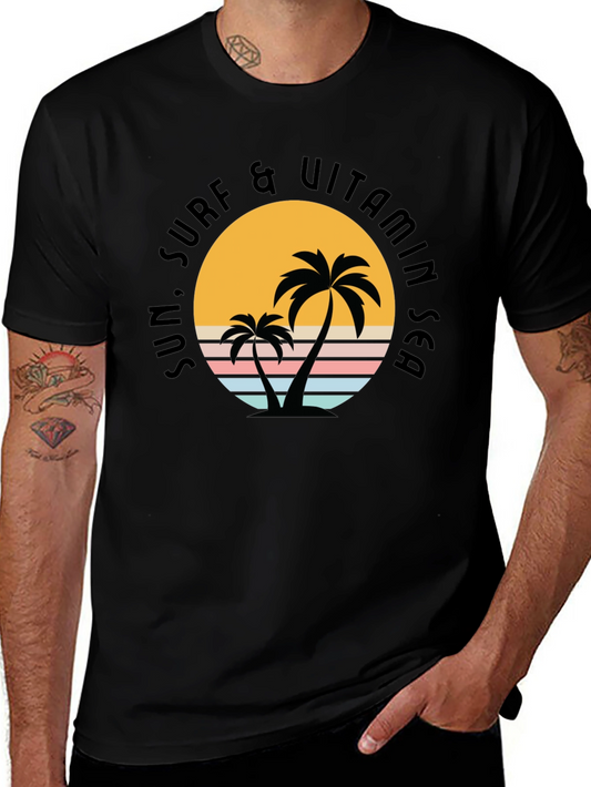 Sun Surf & Vitamin Sea Graphic Tee