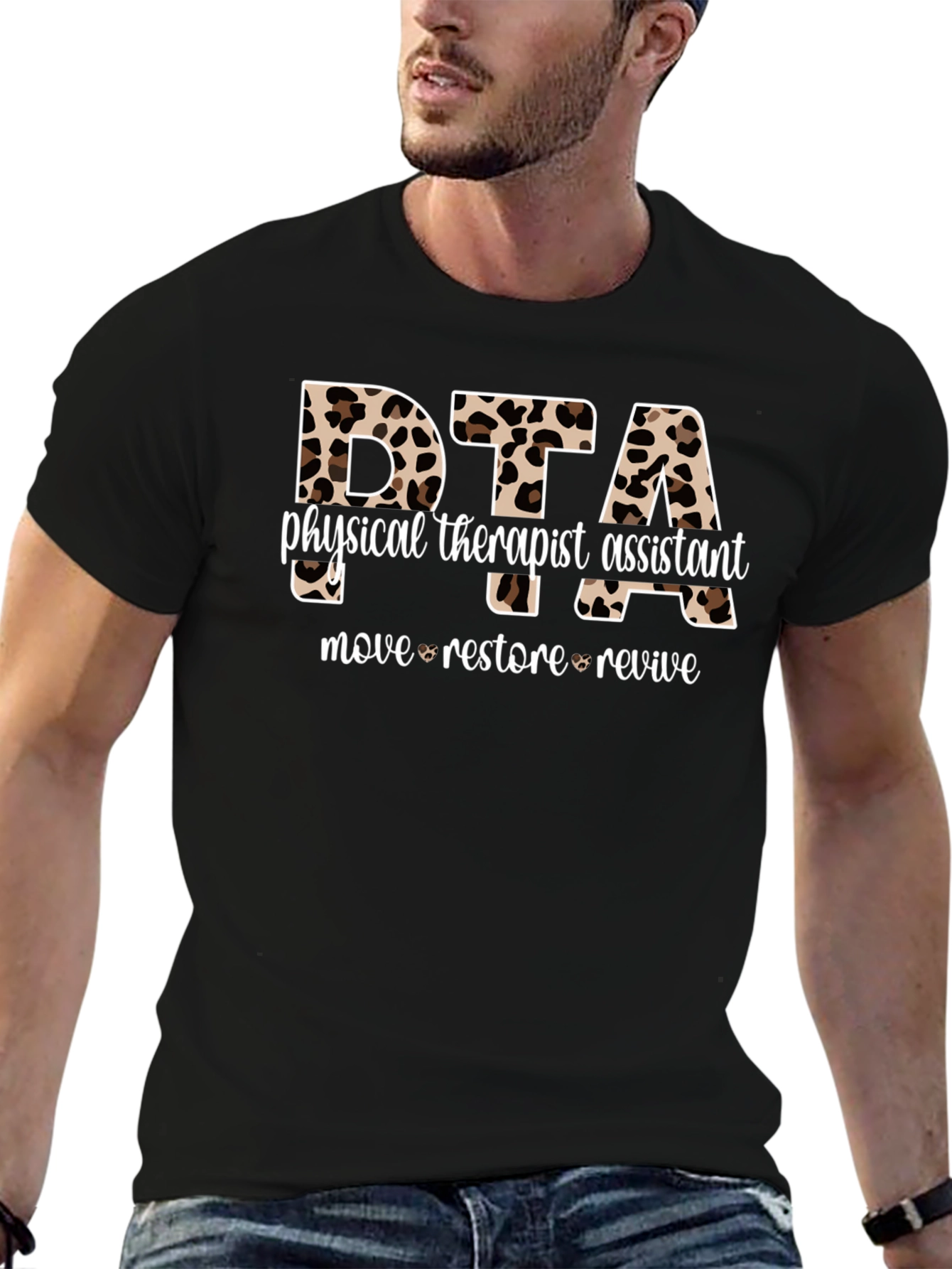 DTA Leopard Print T-Shirt