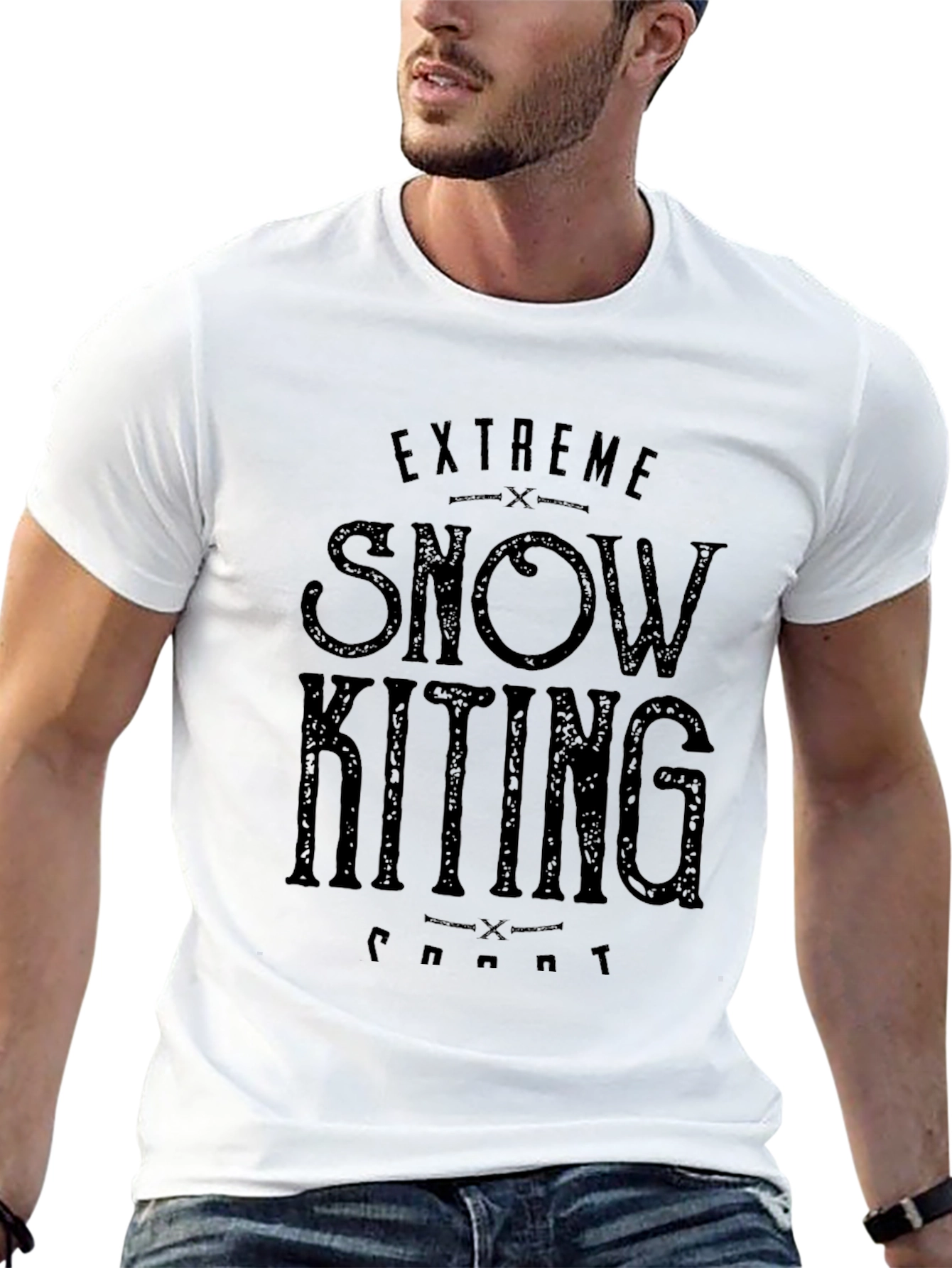 Extreme Snow Kiting Sport T-Shirt
