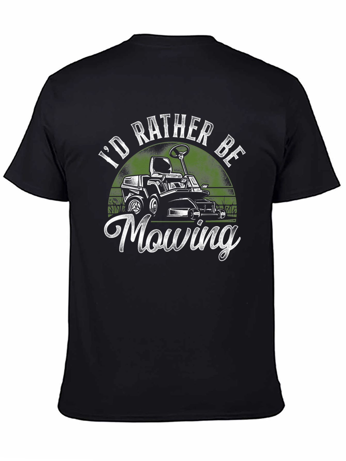 Id Rather Be Mowing Graphic Tee