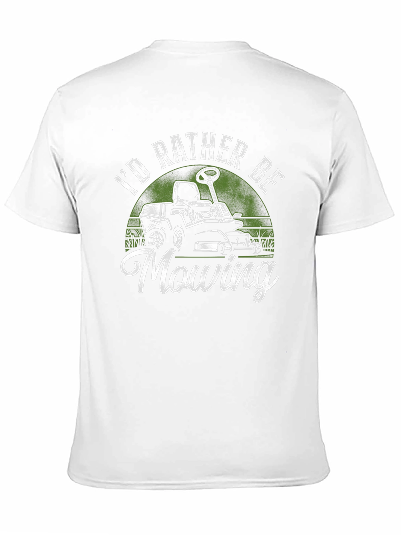 Id Rather Be Mowing Graphic Tee