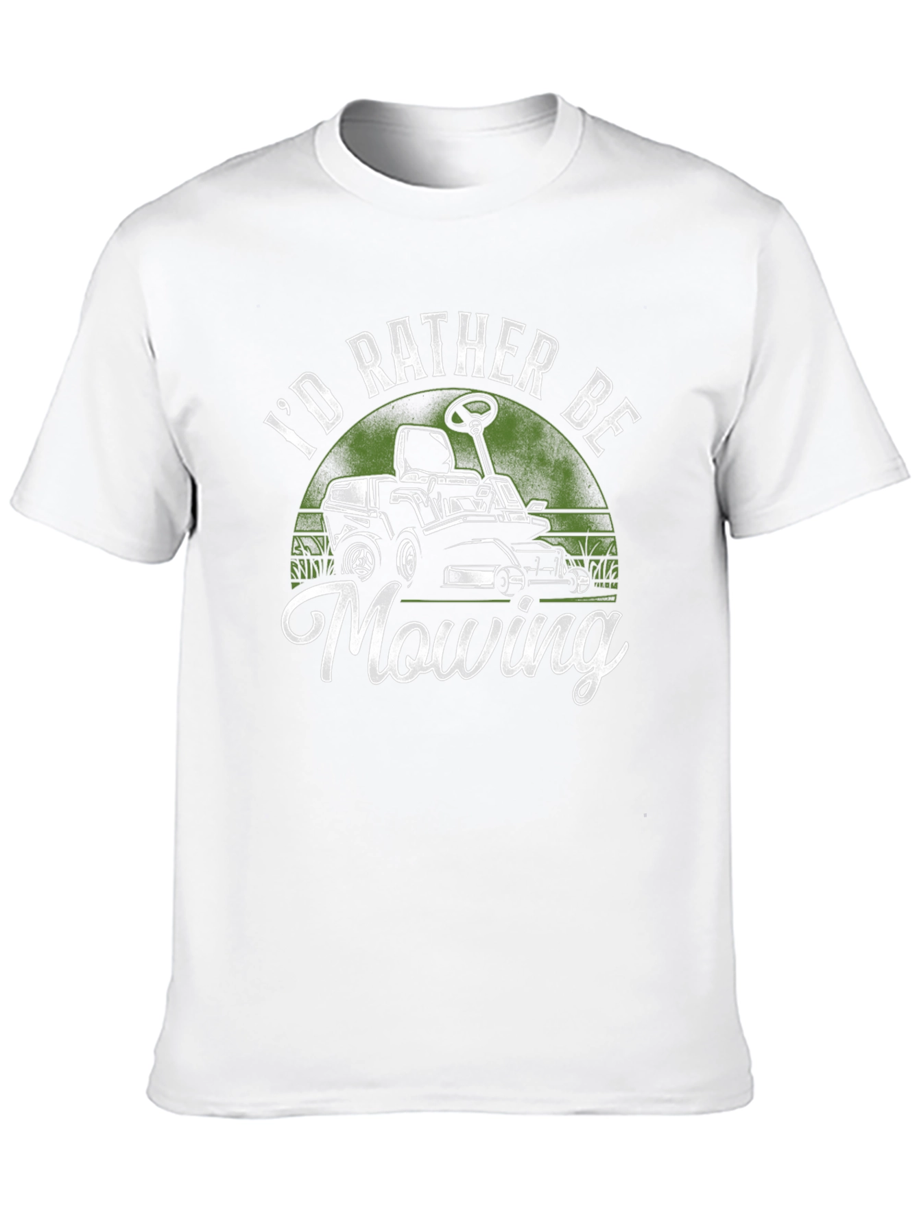 Id Rather Be Mowing Graphic Tee
