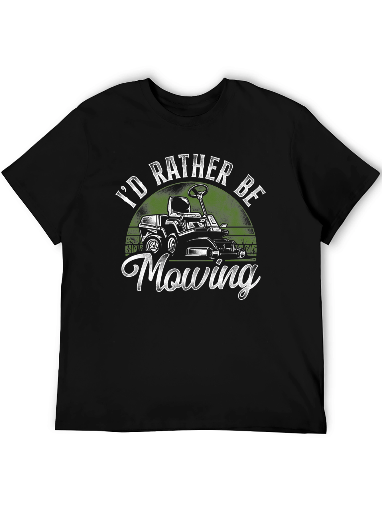 Id Rather Be Mowing Graphic Tee