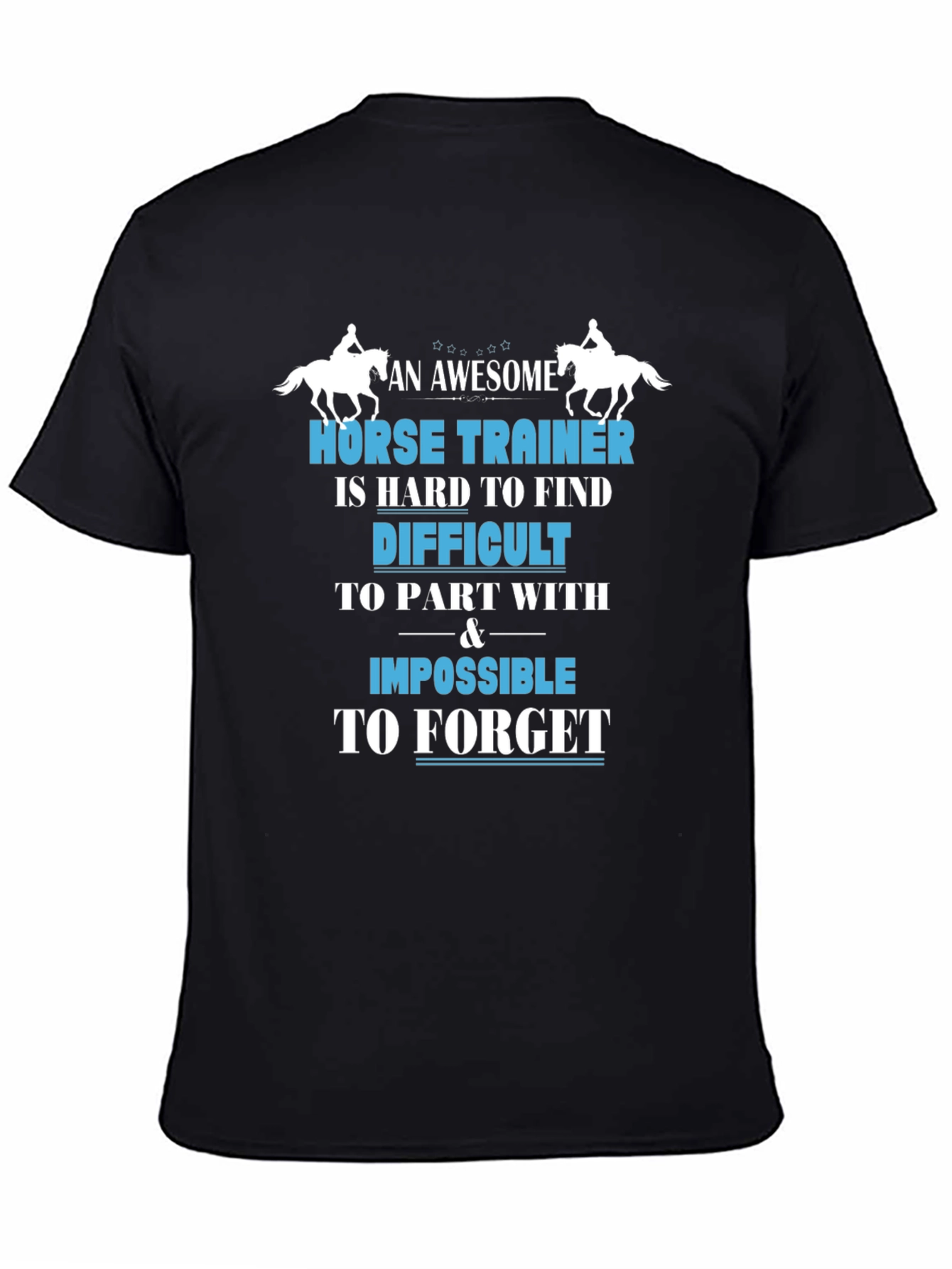 Awesome Horse Trainer Graphic T-Shirt