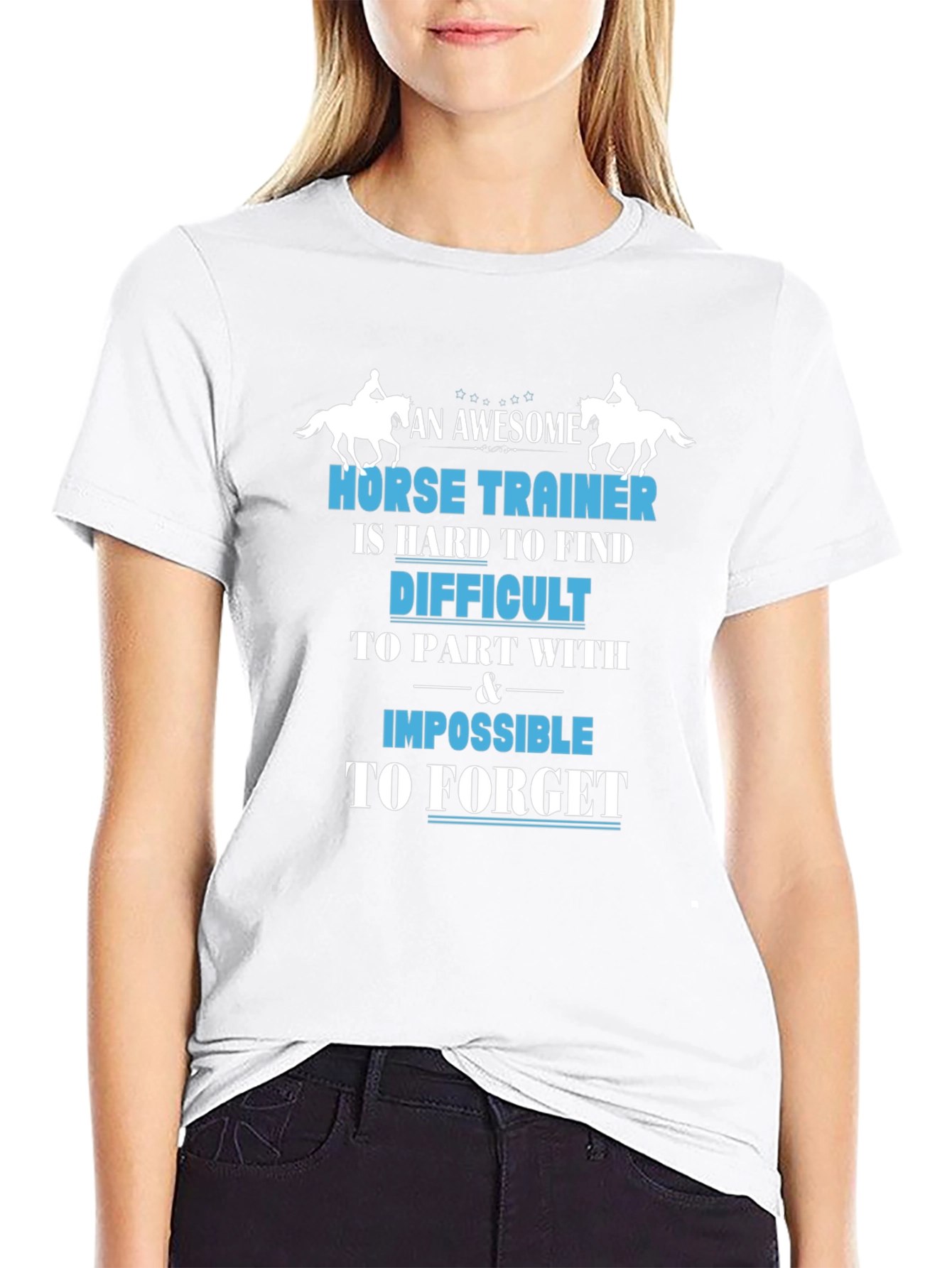 Awesome Horse Trainer Graphic T-Shirt