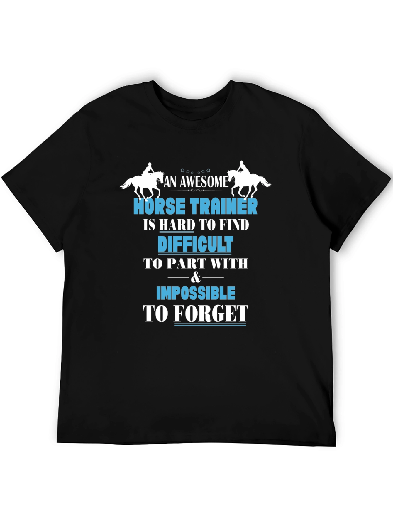 Awesome Horse Trainer Graphic T-Shirt