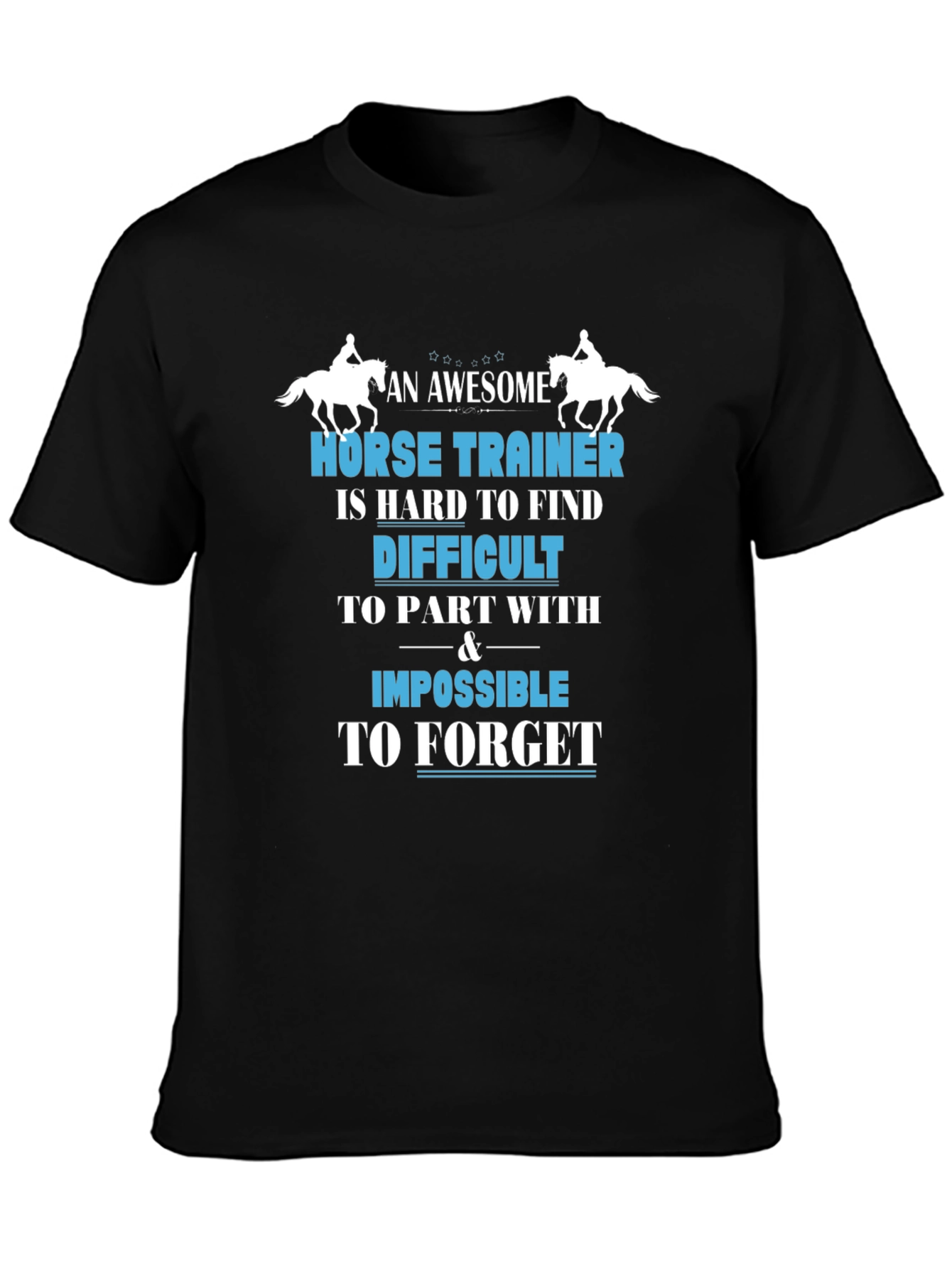 Awesome Horse Trainer Graphic T-Shirt
