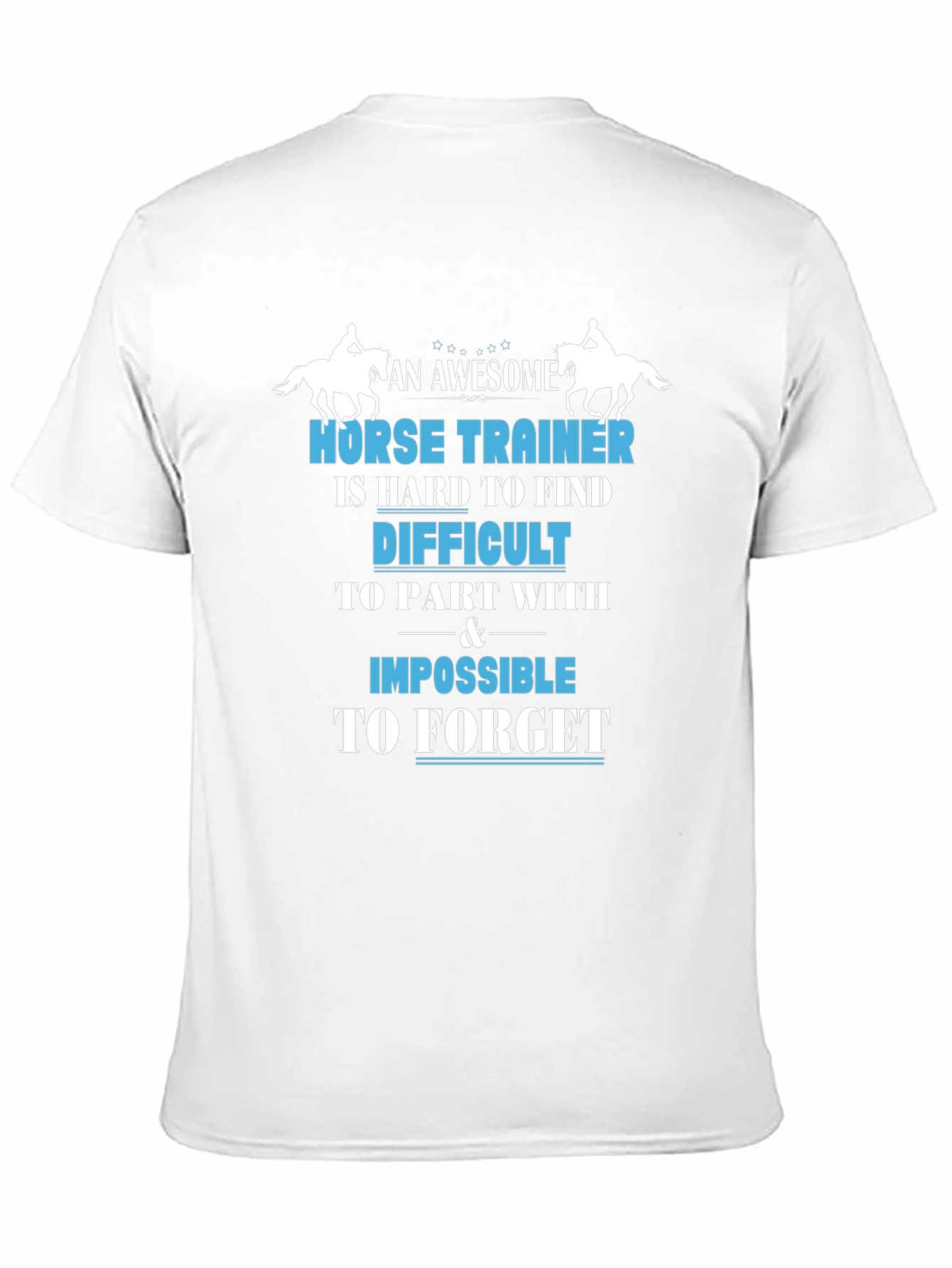 Awesome Horse Trainer Graphic T-Shirt