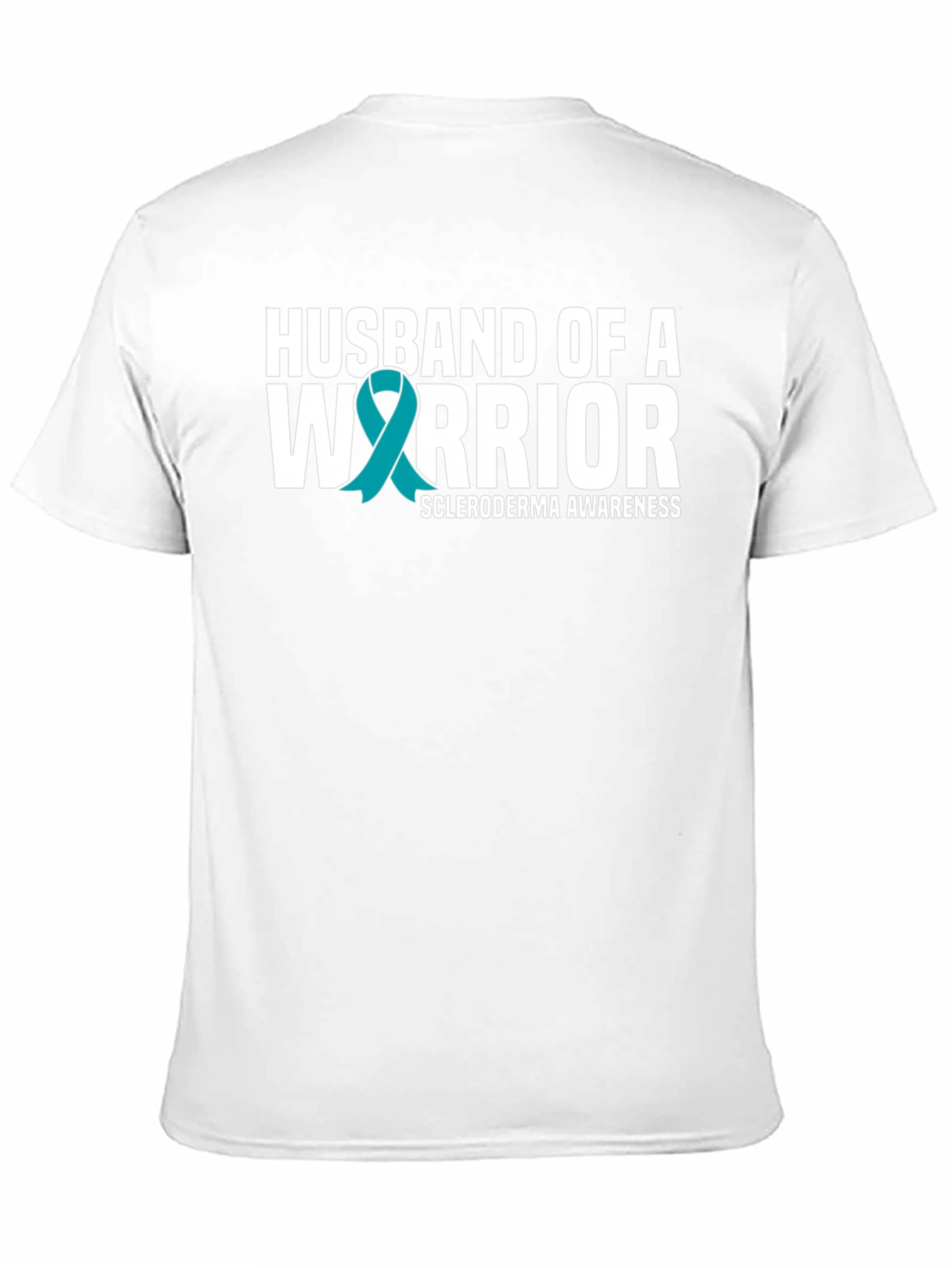 Husband of a Warrior Scleroderma Awareness T-Shirt