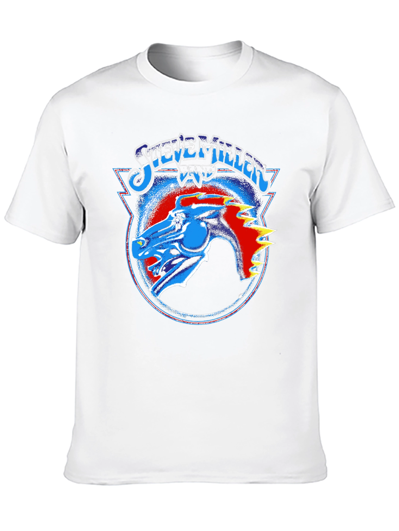 Steve Miller Band Graphic Tee - Black Cotton T-Shirt
