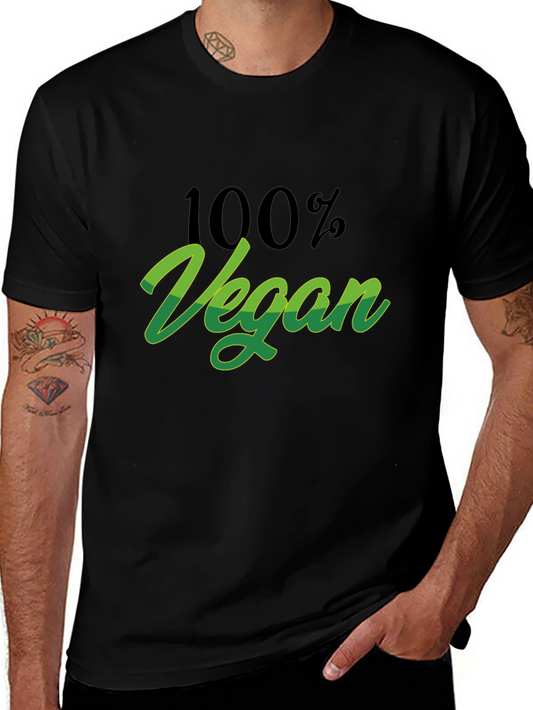 100% Vegan Graphic Tee - Stylish & Comfortable