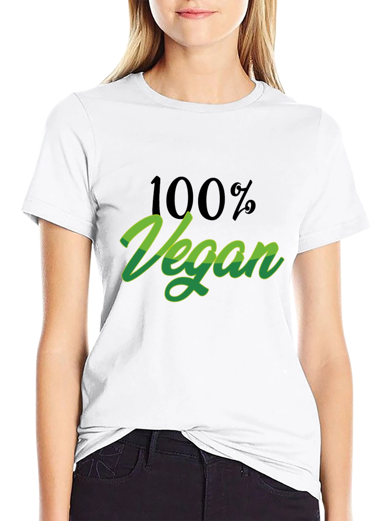 100% Vegan Graphic Tee - Stylish & Comfortable