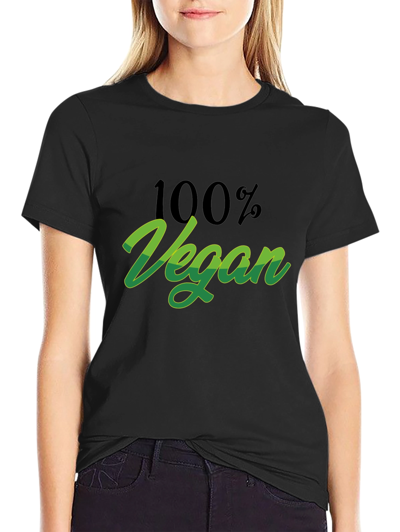 100% Vegan Graphic Tee - Stylish & Comfortable