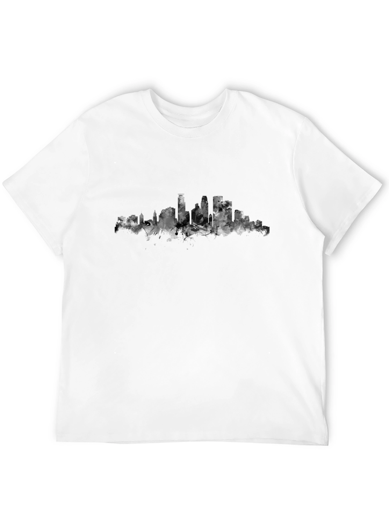 Cityscape Graphic Tee - Stylish Urban Design T-Shirt