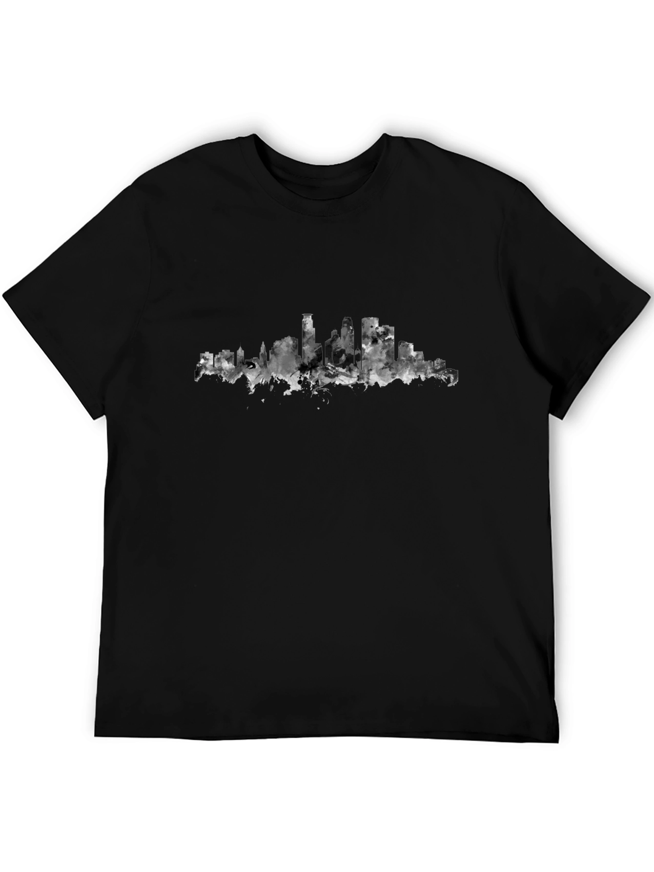 Cityscape Graphic Tee - Stylish Urban Design T-Shirt