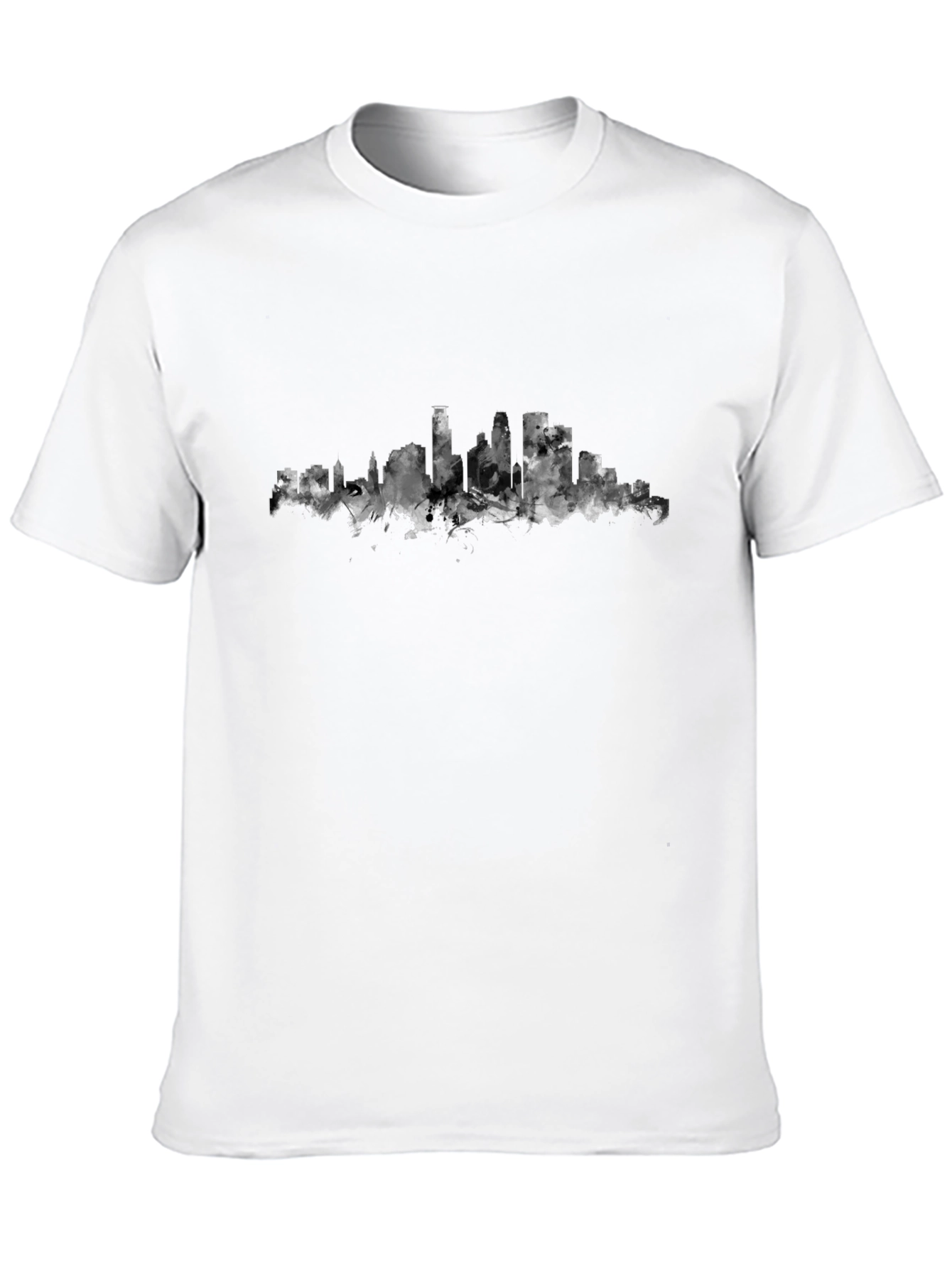 Cityscape Graphic Tee - Stylish Urban Design T-Shirt
