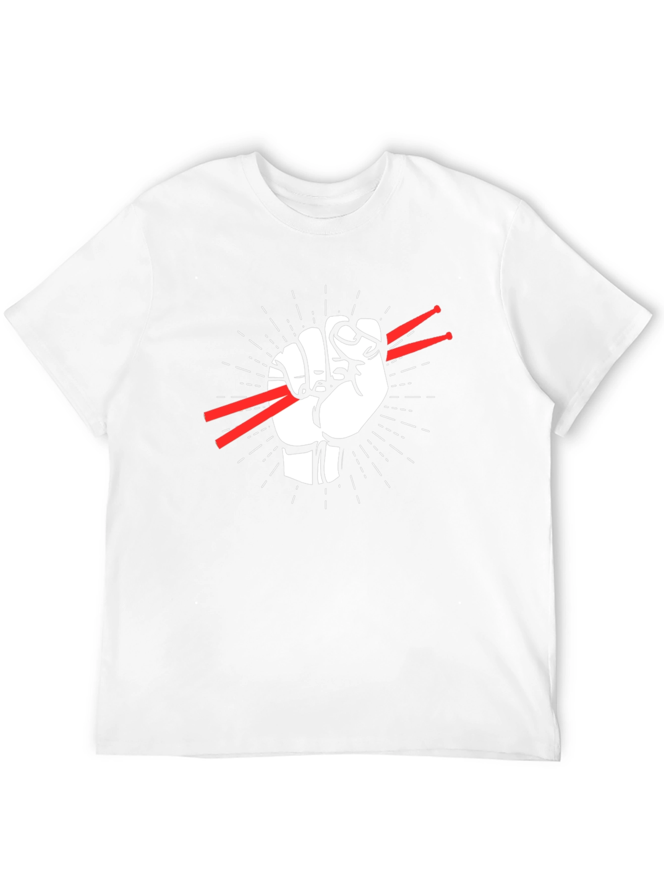 Drummers Fist T-Shirt - Rock Music Tee
