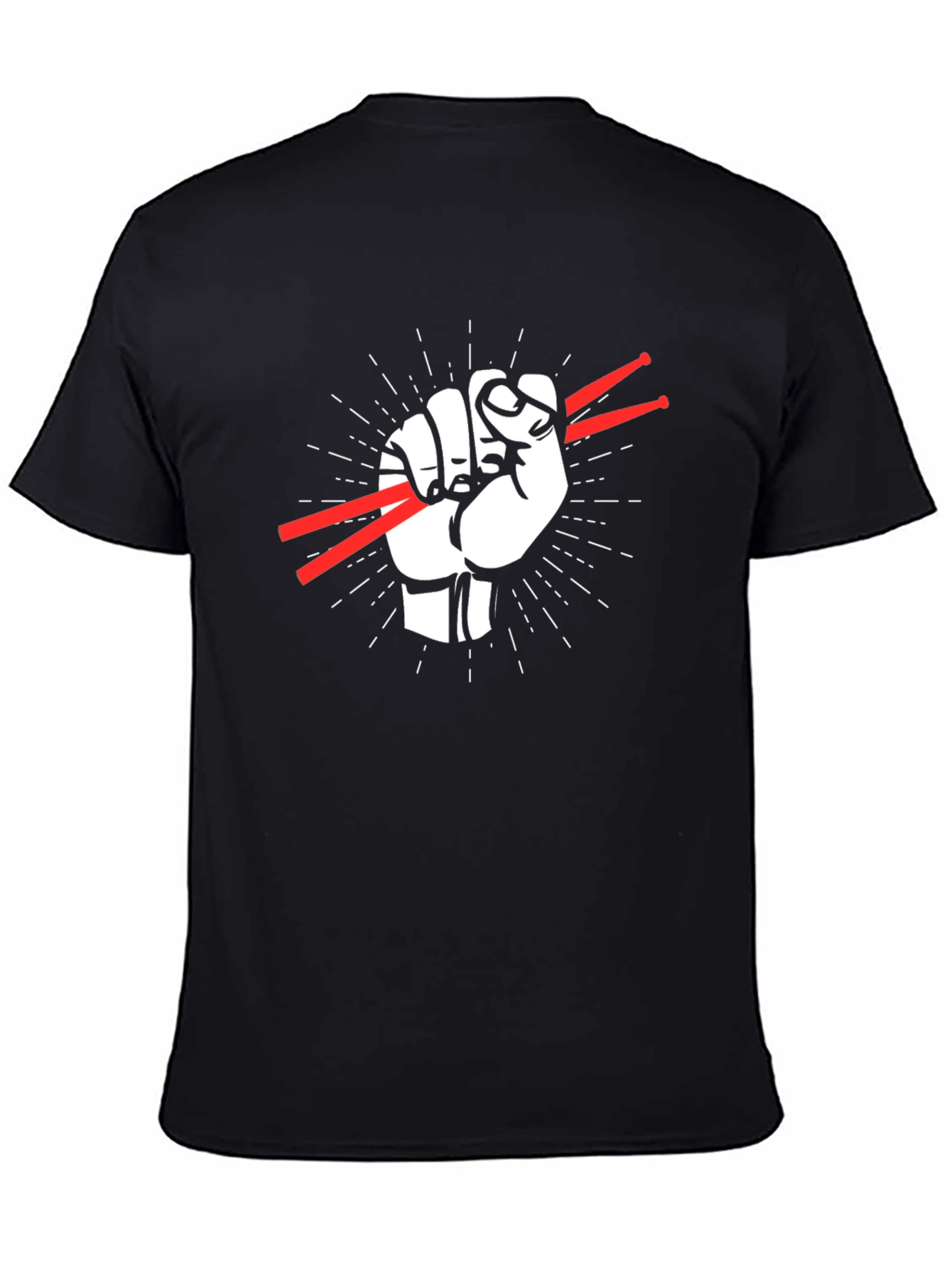 Drummers Fist T-Shirt - Rock Music Tee