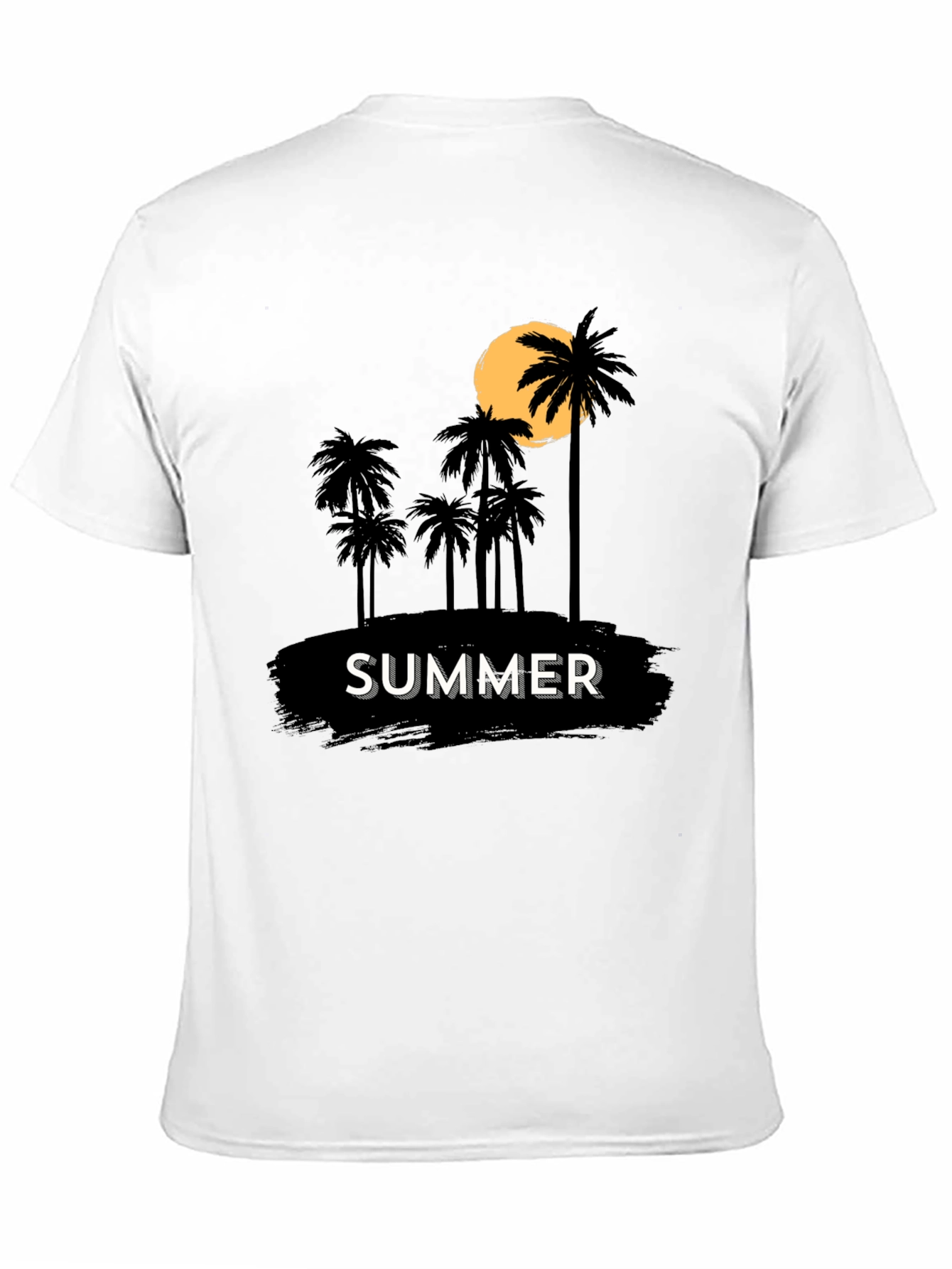 Summer Palm Tree Graphic Tee - Tropical Vacation Vibes