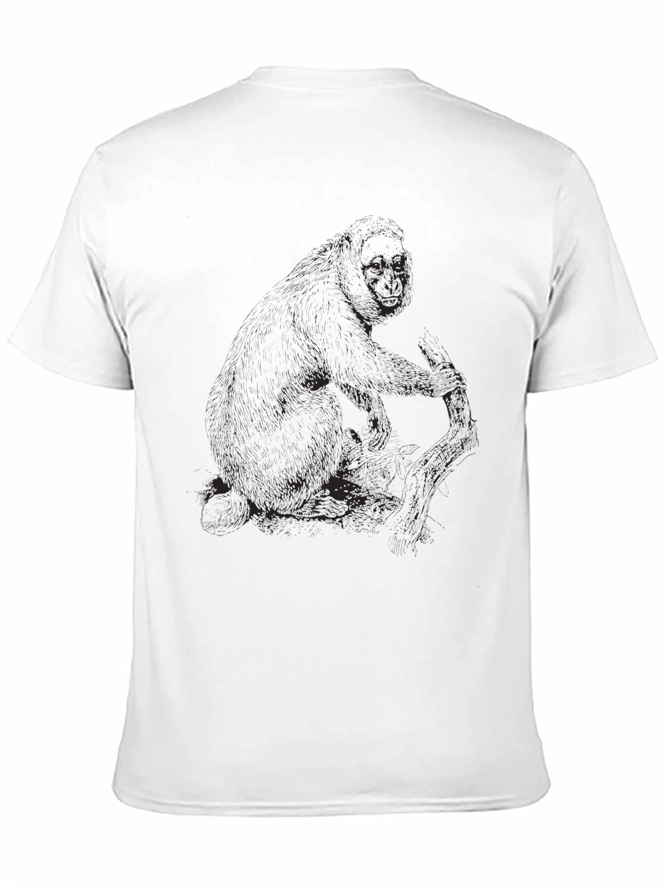 Mens Black Graphic Tee - Gorilla Design