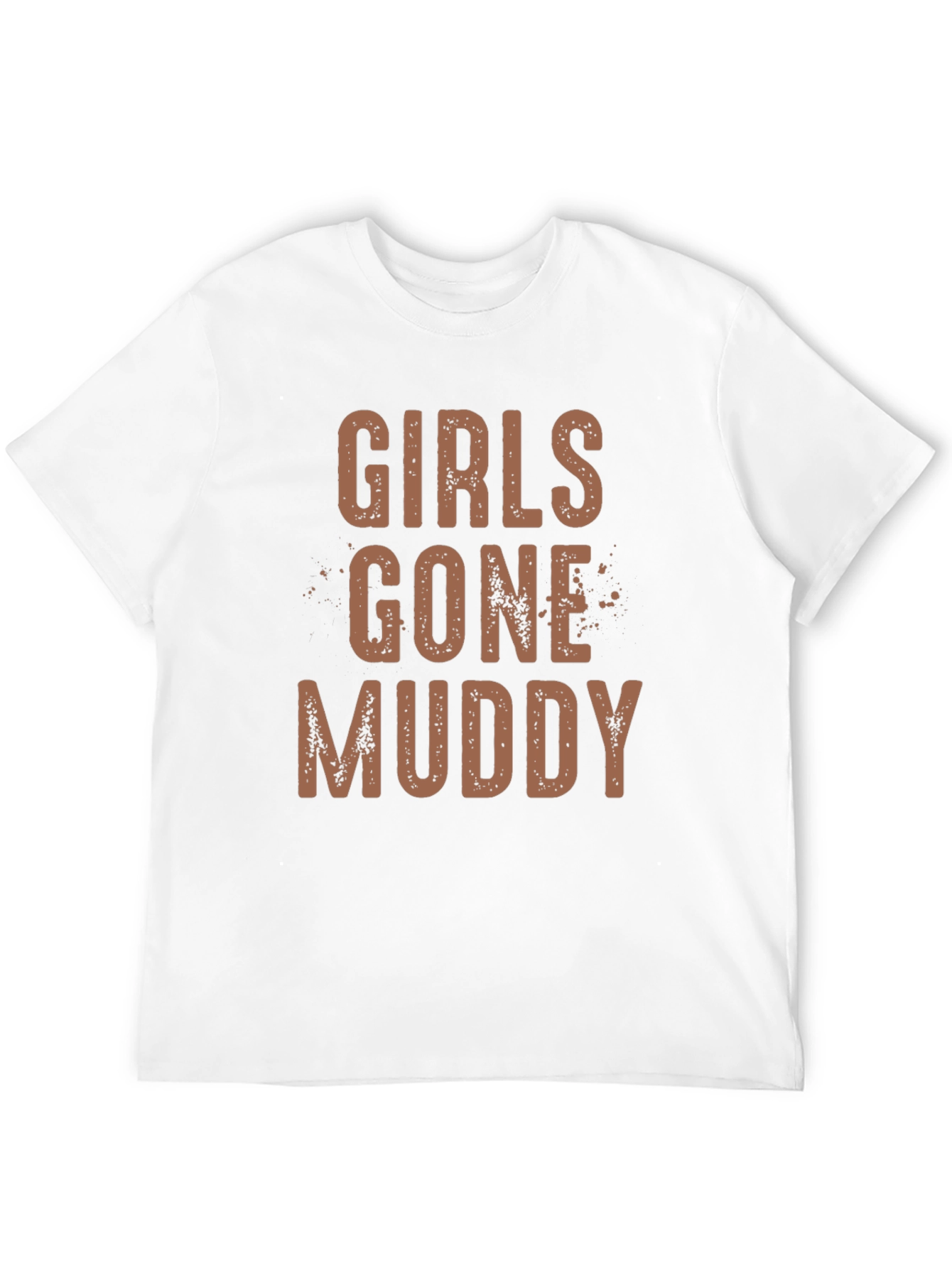 Girls Gone Muddy Black Graphic T-Shirt