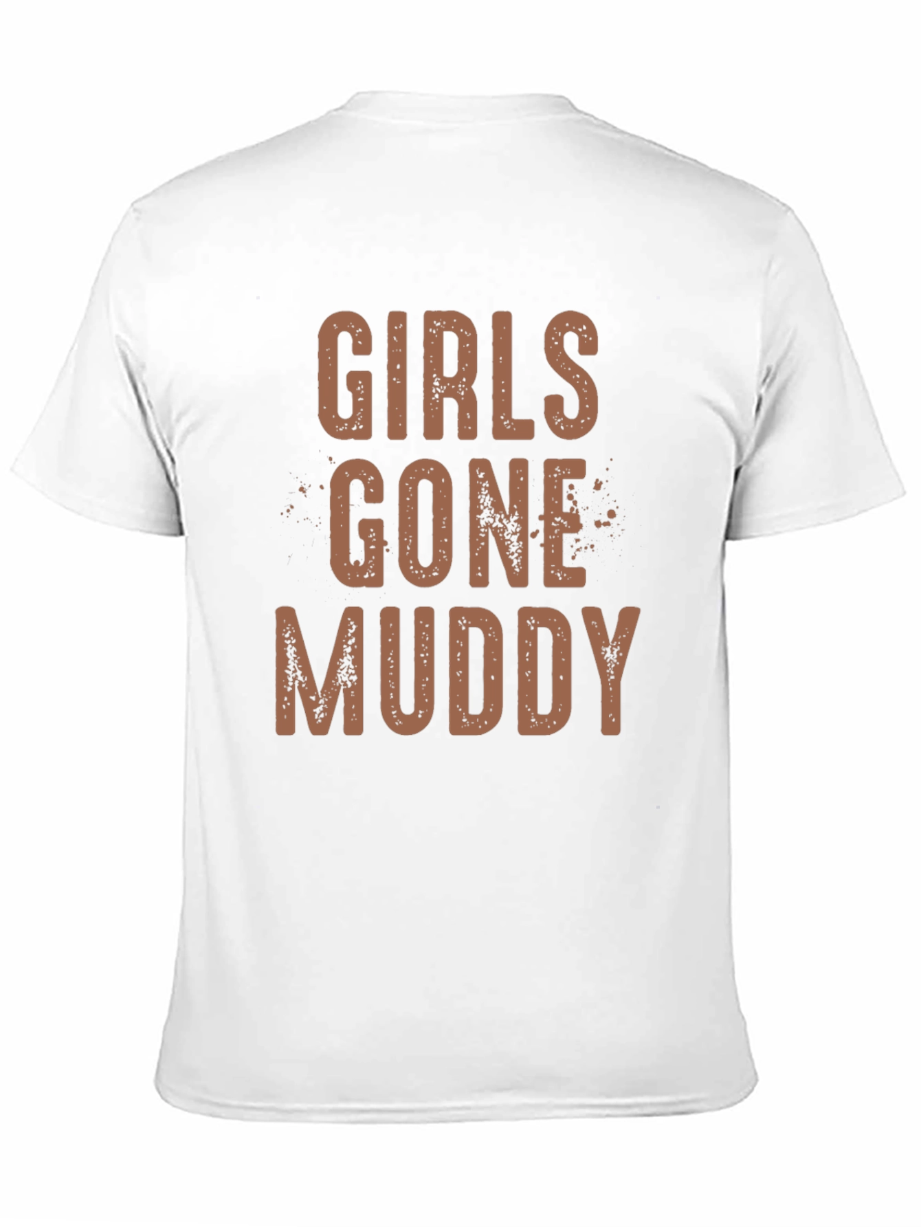 Girls Gone Muddy Black Graphic T-Shirt