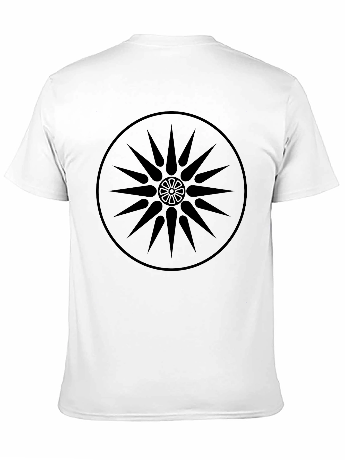 Black Starburst Graphic Tee - Stylish Casual Wear