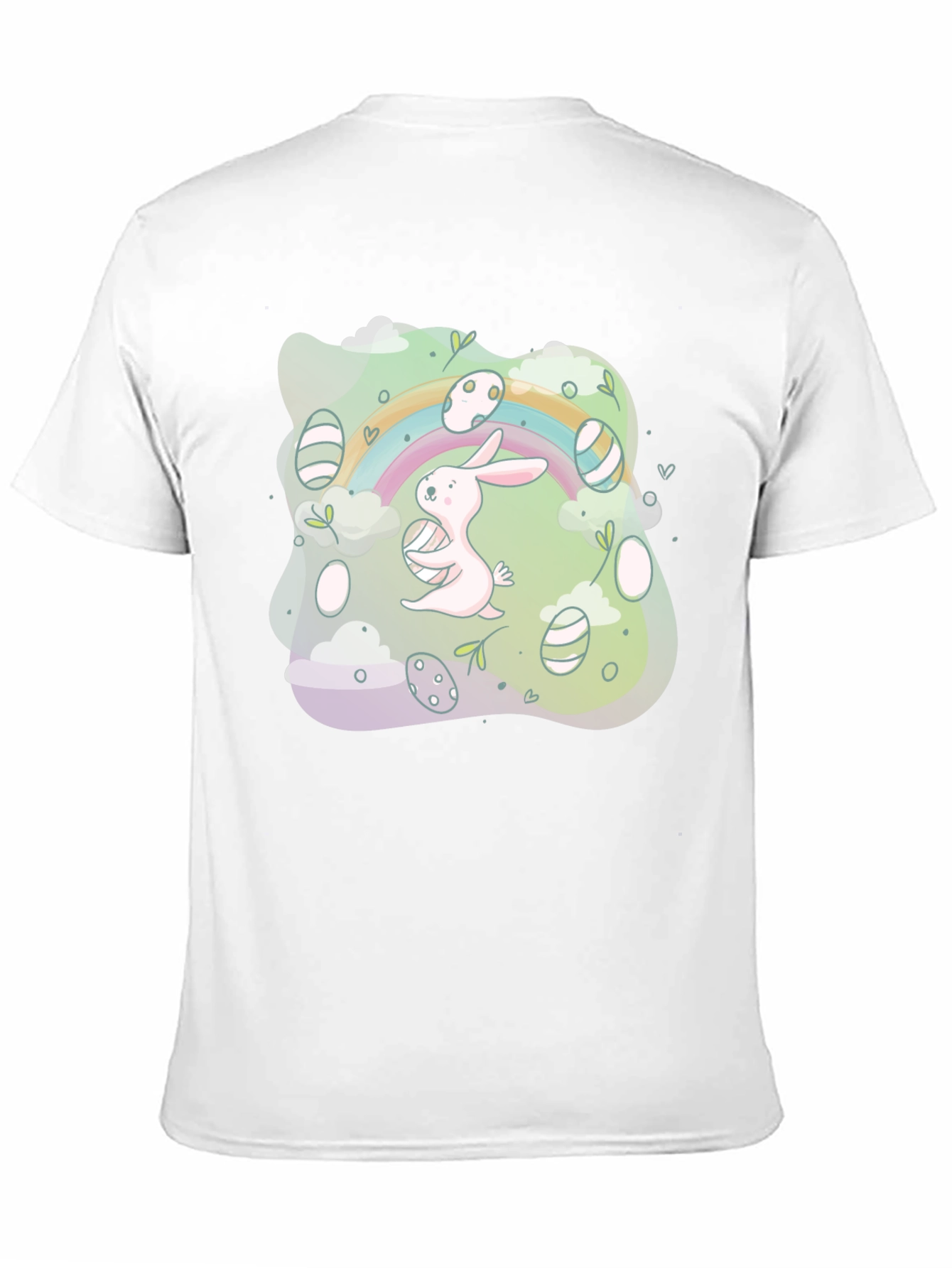 Easter Bunny Rainbow Graphic Tee