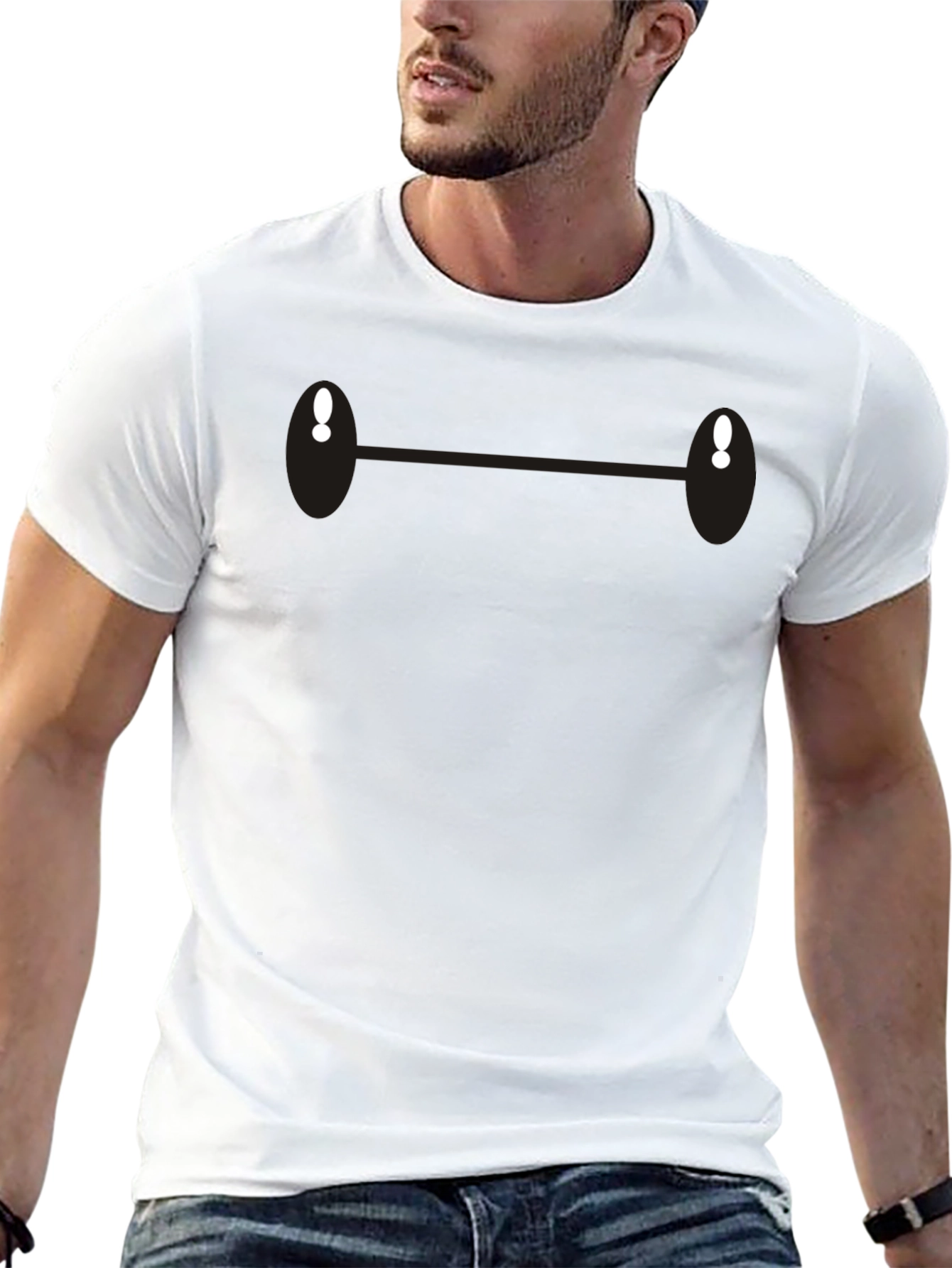 Barbell Graphic Tee - Gym Life Style
