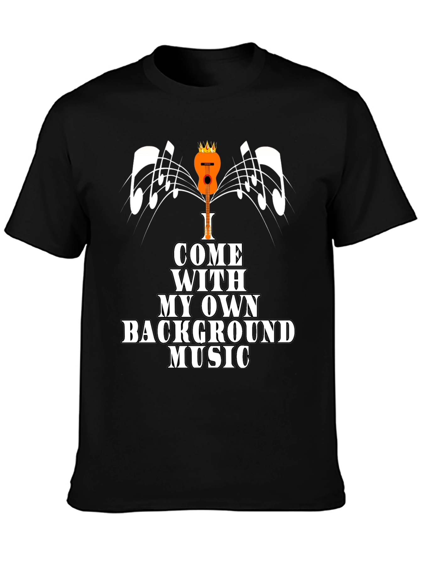 Background Music T-Shirt - Quirky Musician Tee
