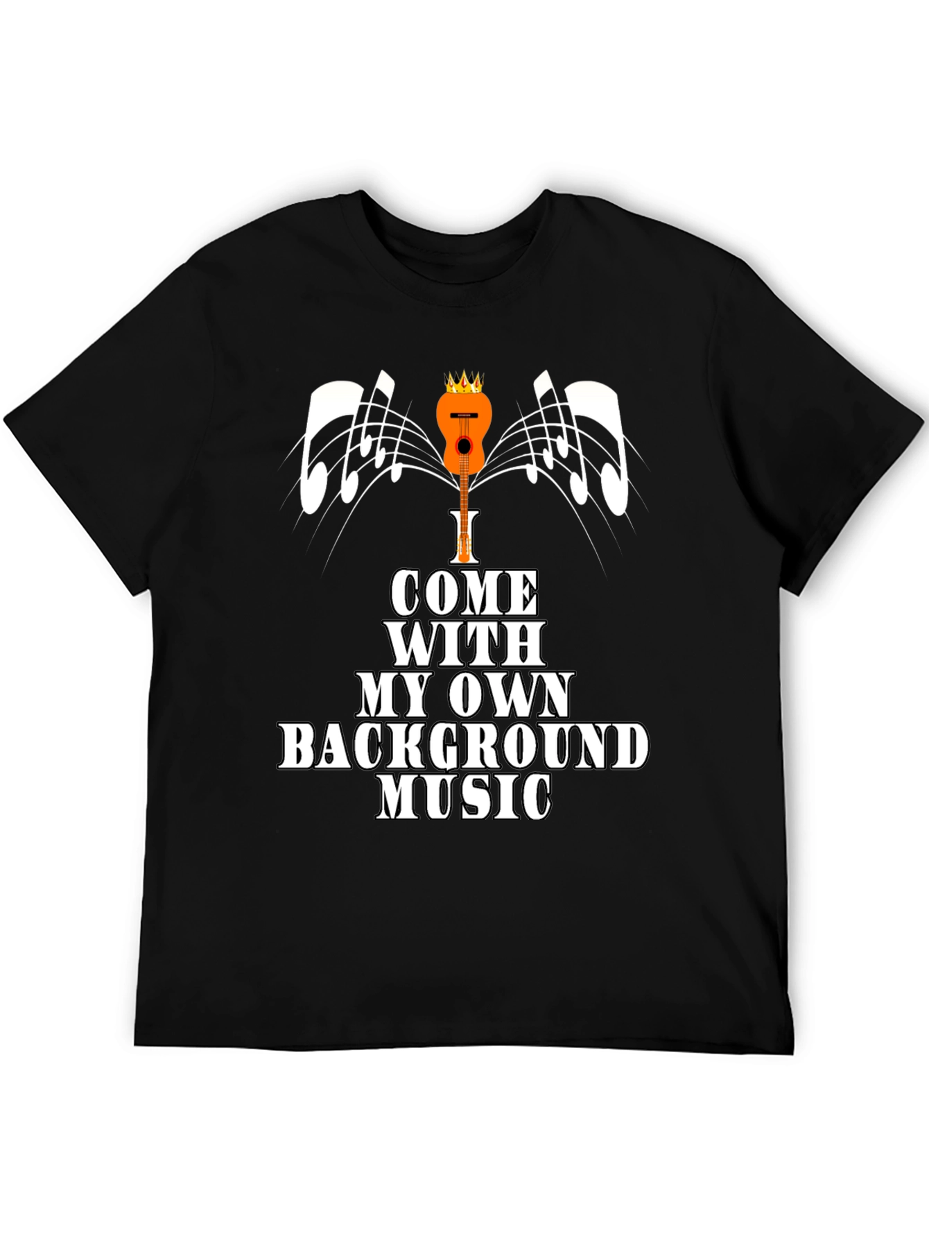 Background Music T-Shirt - Quirky Musician Tee