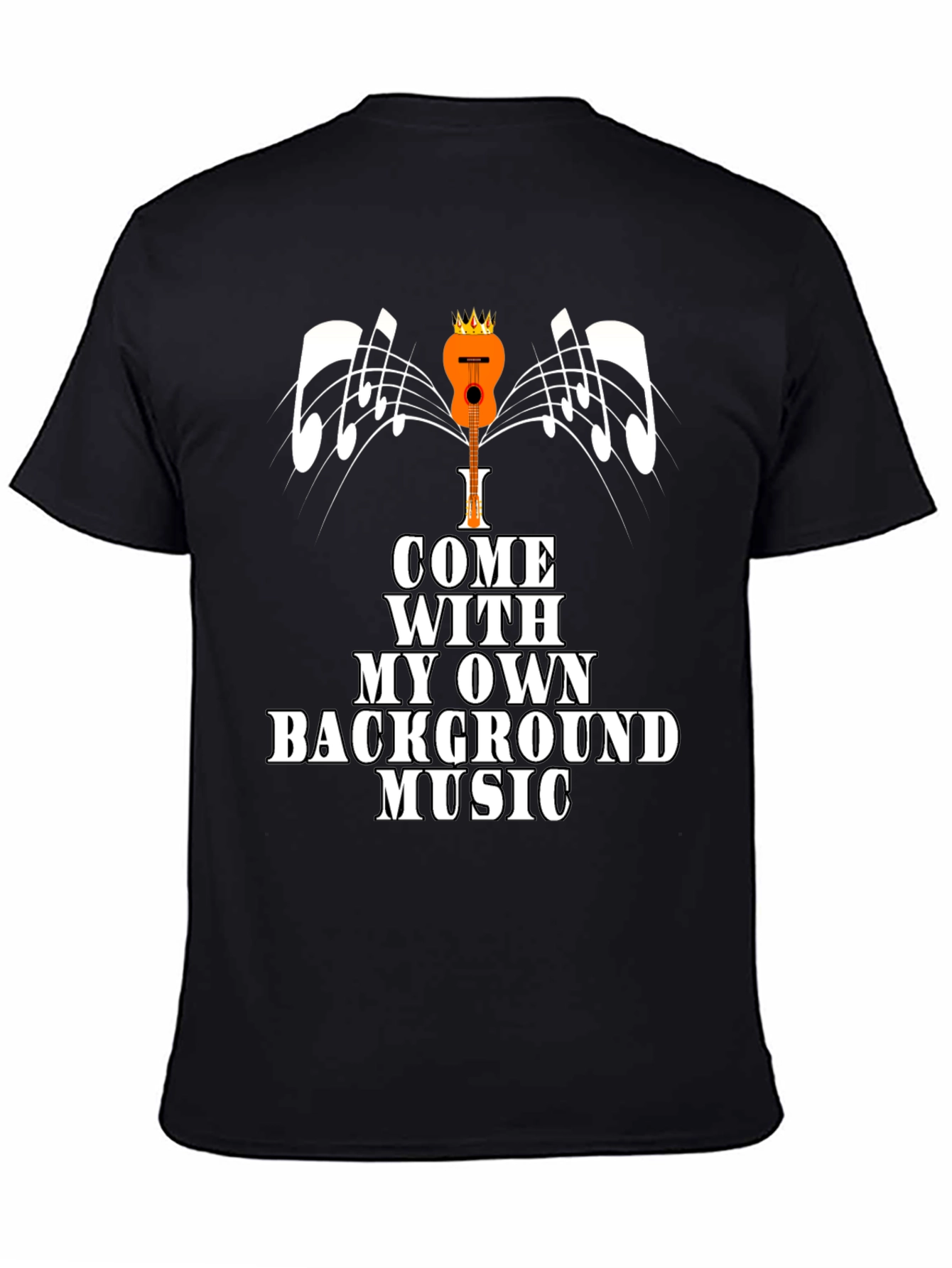 Background Music T-Shirt - Quirky Musician Tee