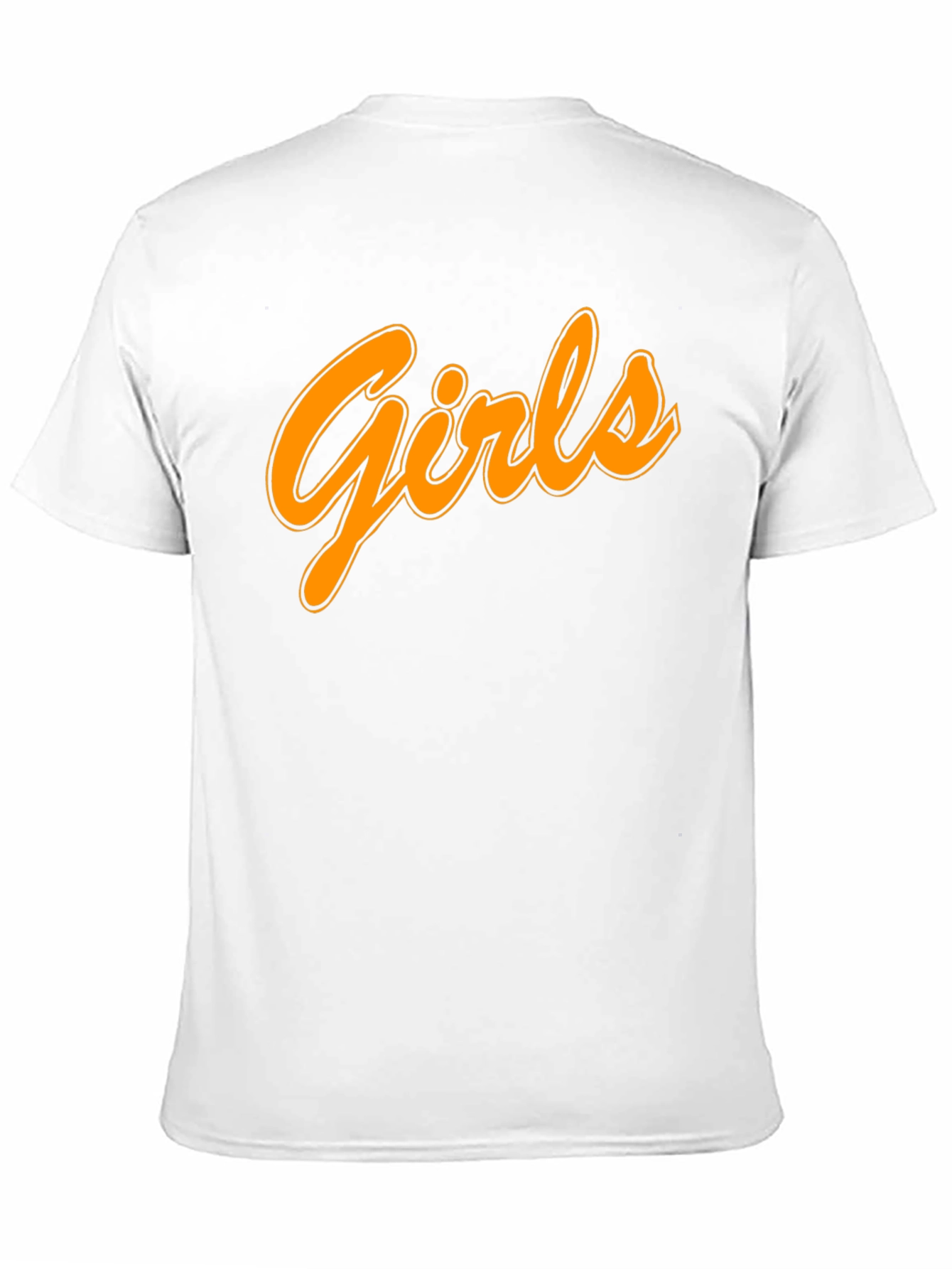 Mens Black T-Shirt with Girls Graphic Print