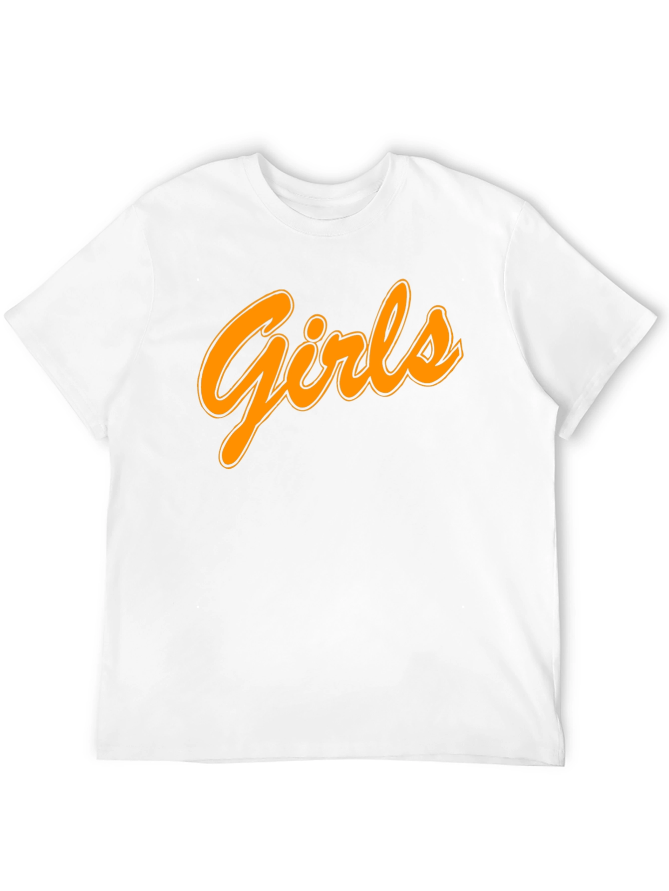Mens Black T-Shirt with Girls Graphic Print